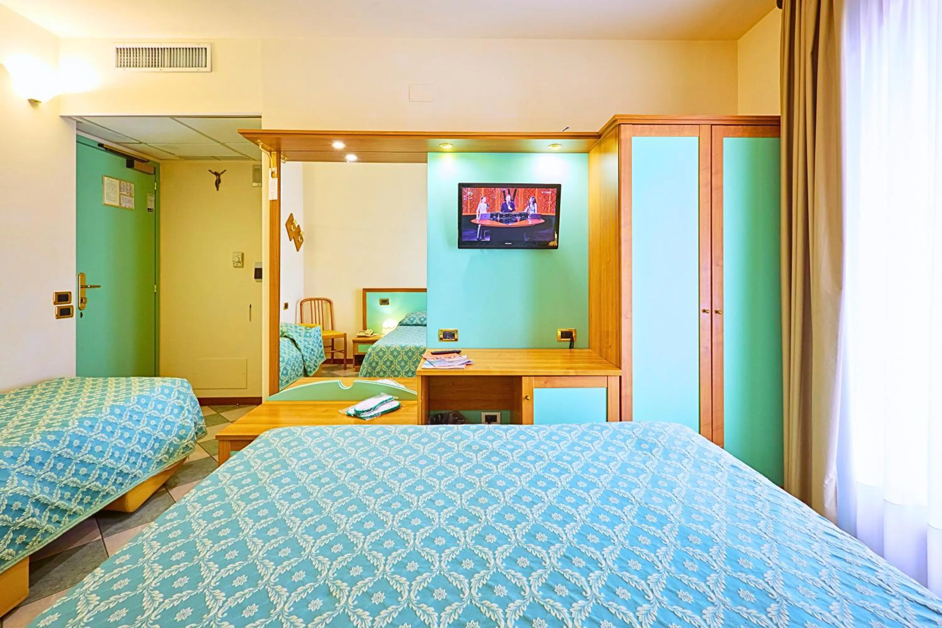 Bed in Hotel Villa Elena