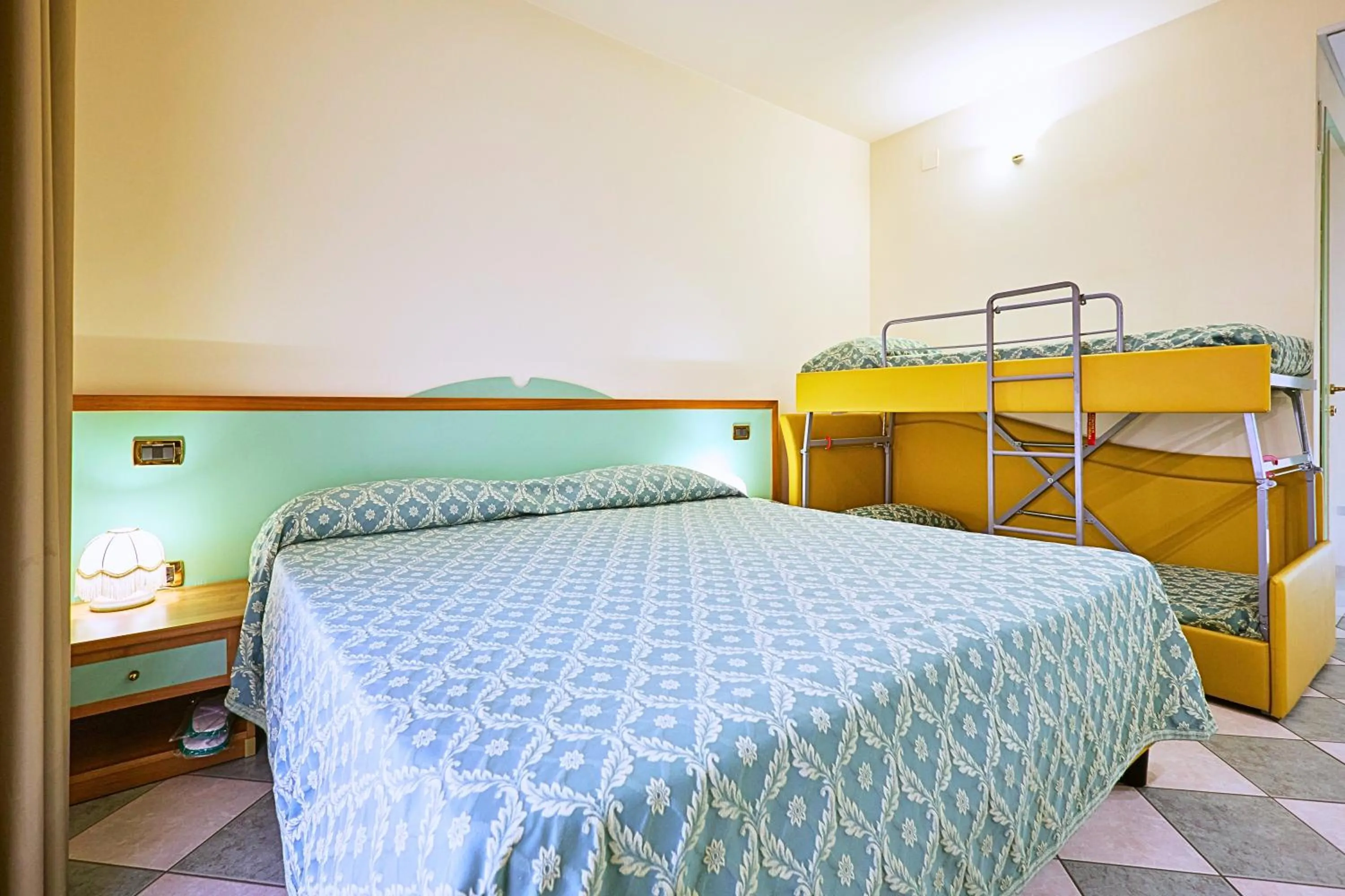 Bed in Hotel Villa Elena