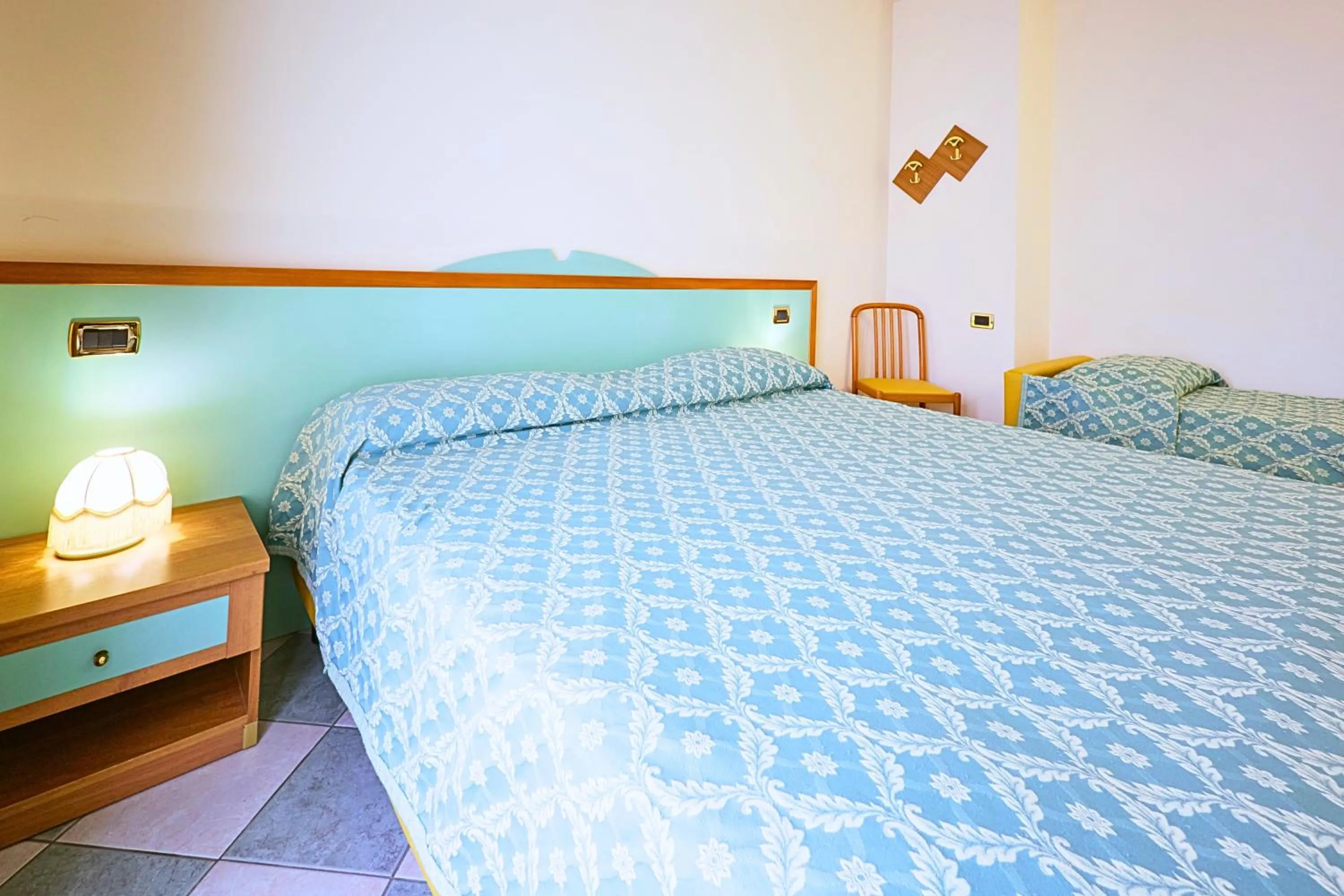 Bed in Hotel Villa Elena