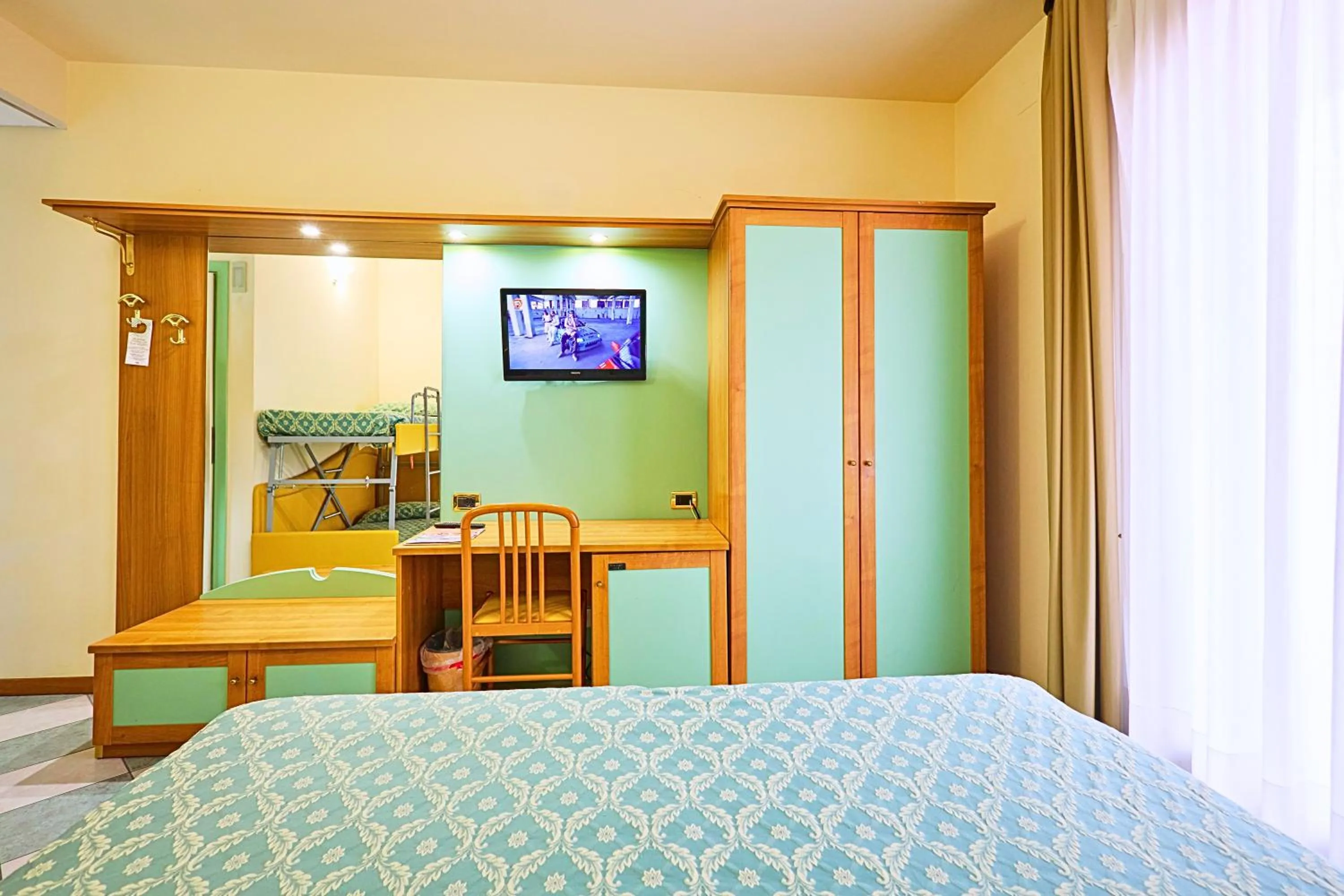 Bed in Hotel Villa Elena