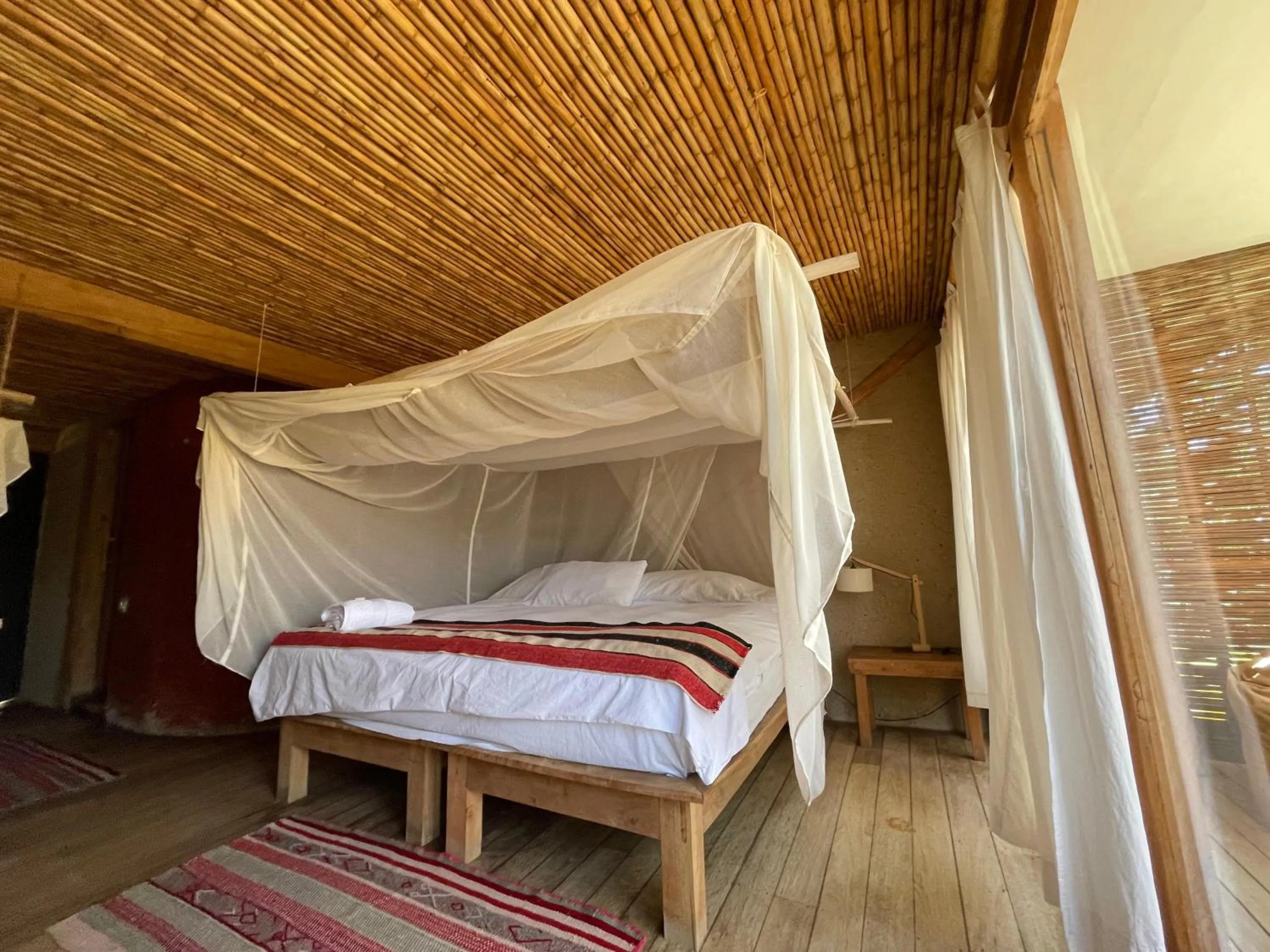 Bed in Eco Lodge Mancora
