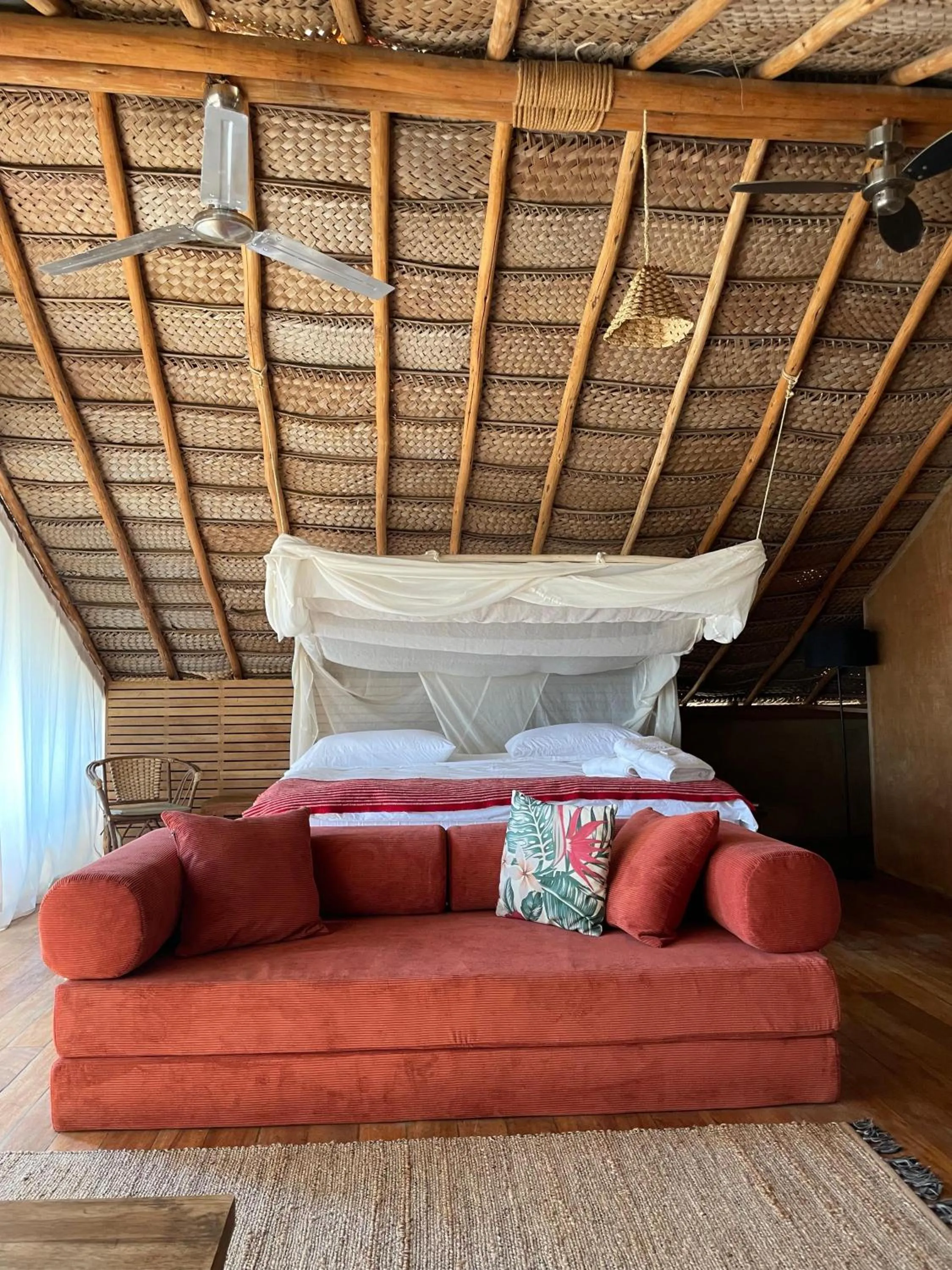 Bed in Eco Lodge Mancora