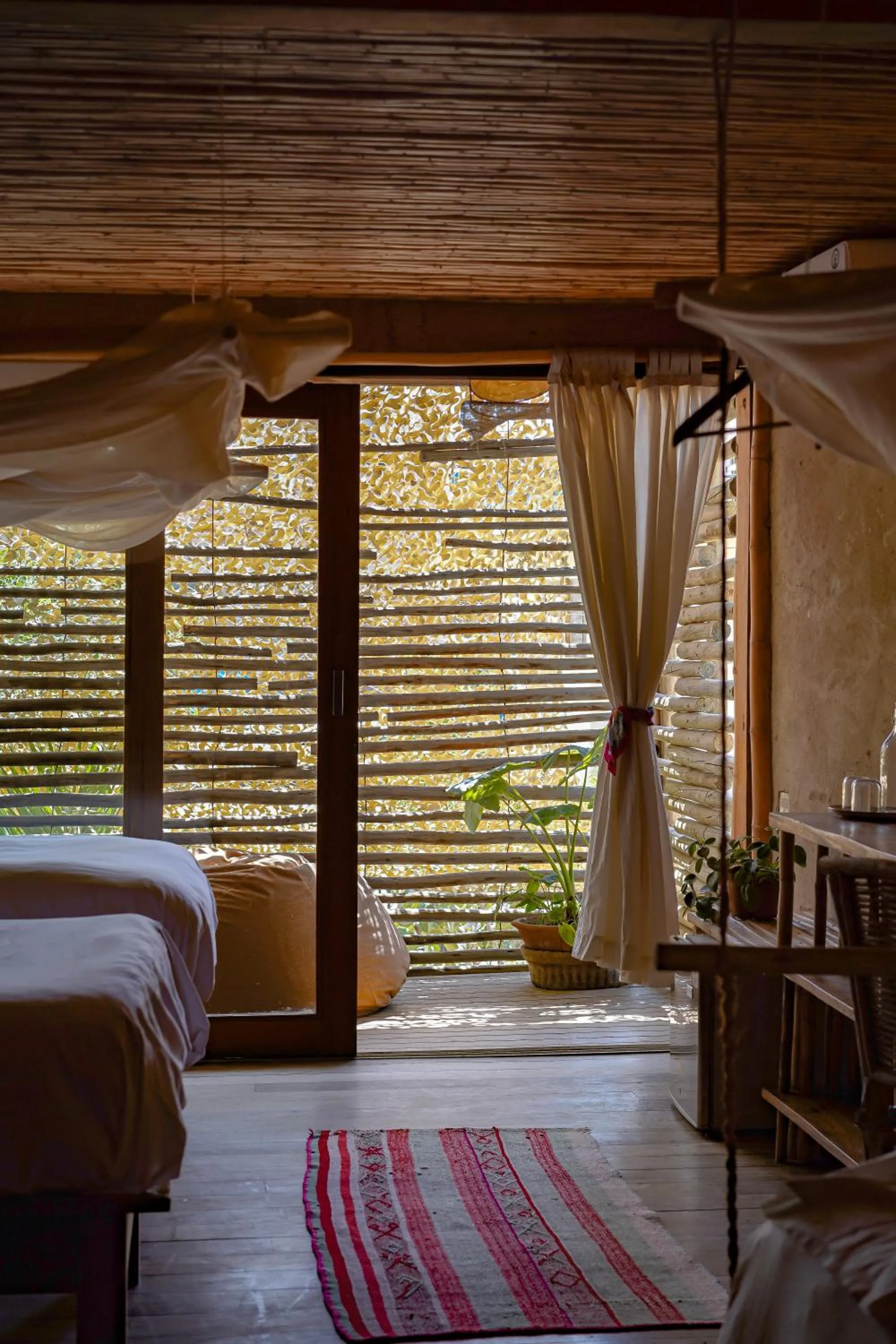 Bed in Eco Lodge Mancora