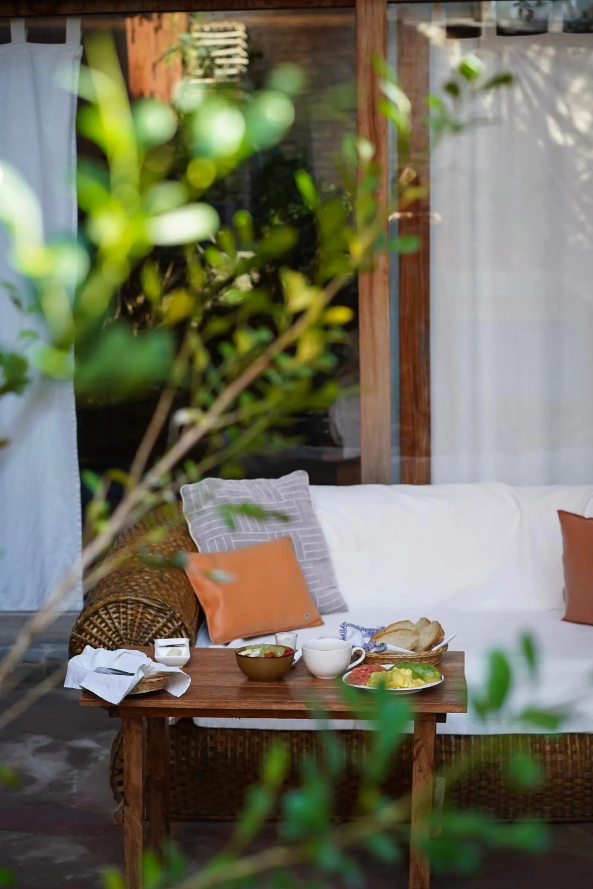 Patio in Eco Lodge Mancora