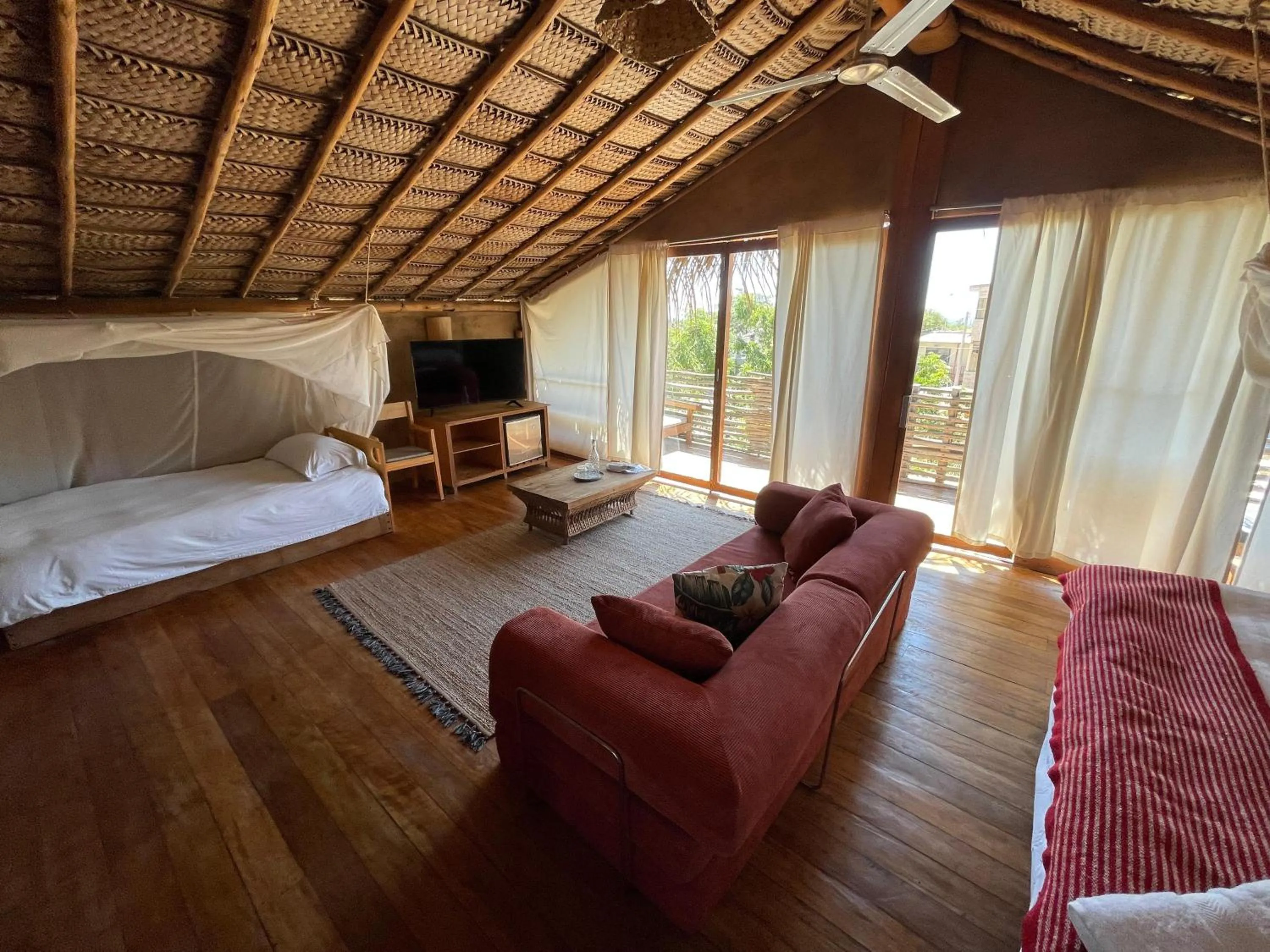Bed in Eco Lodge Mancora