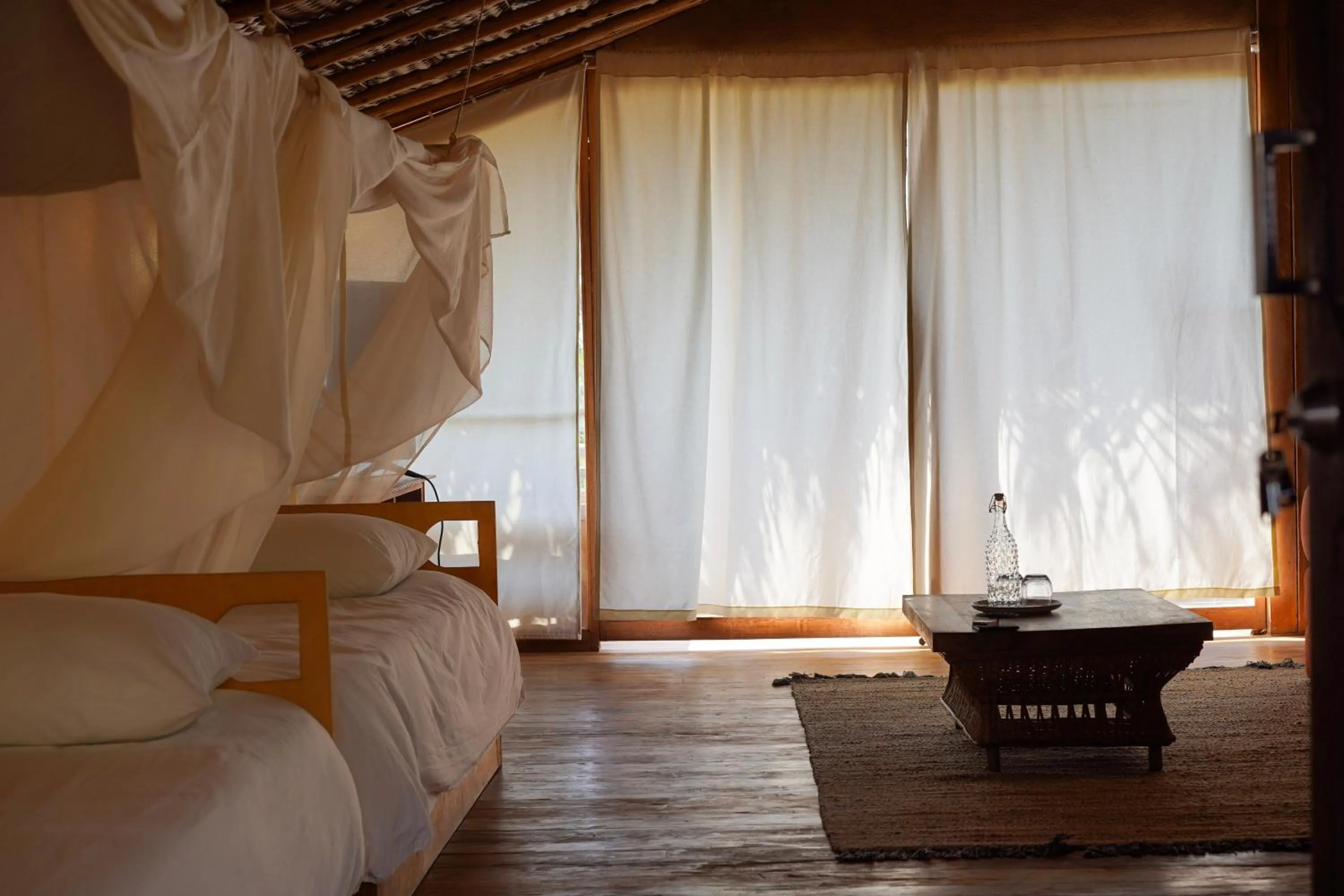 Bed in Eco Lodge Mancora