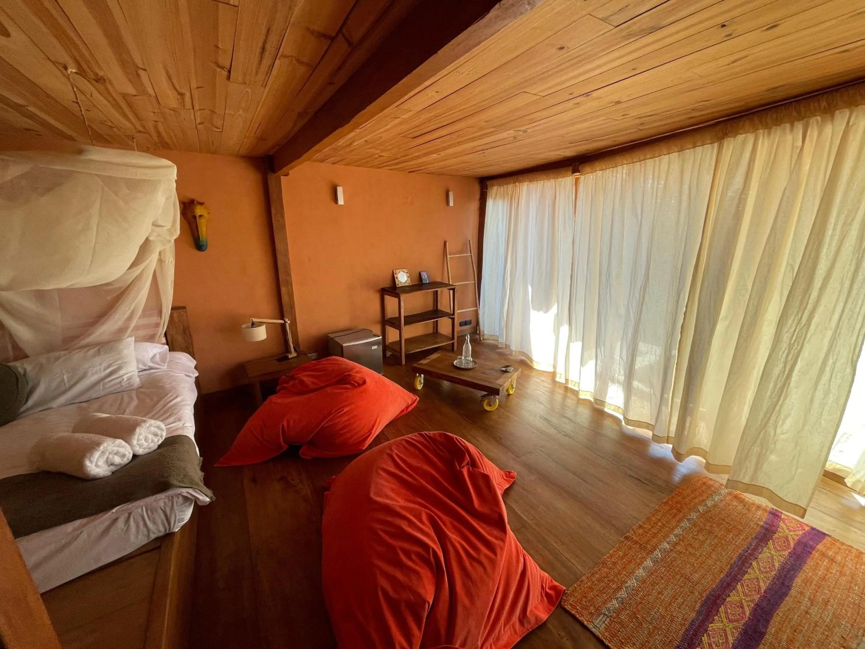 Bed in Eco Lodge Mancora
