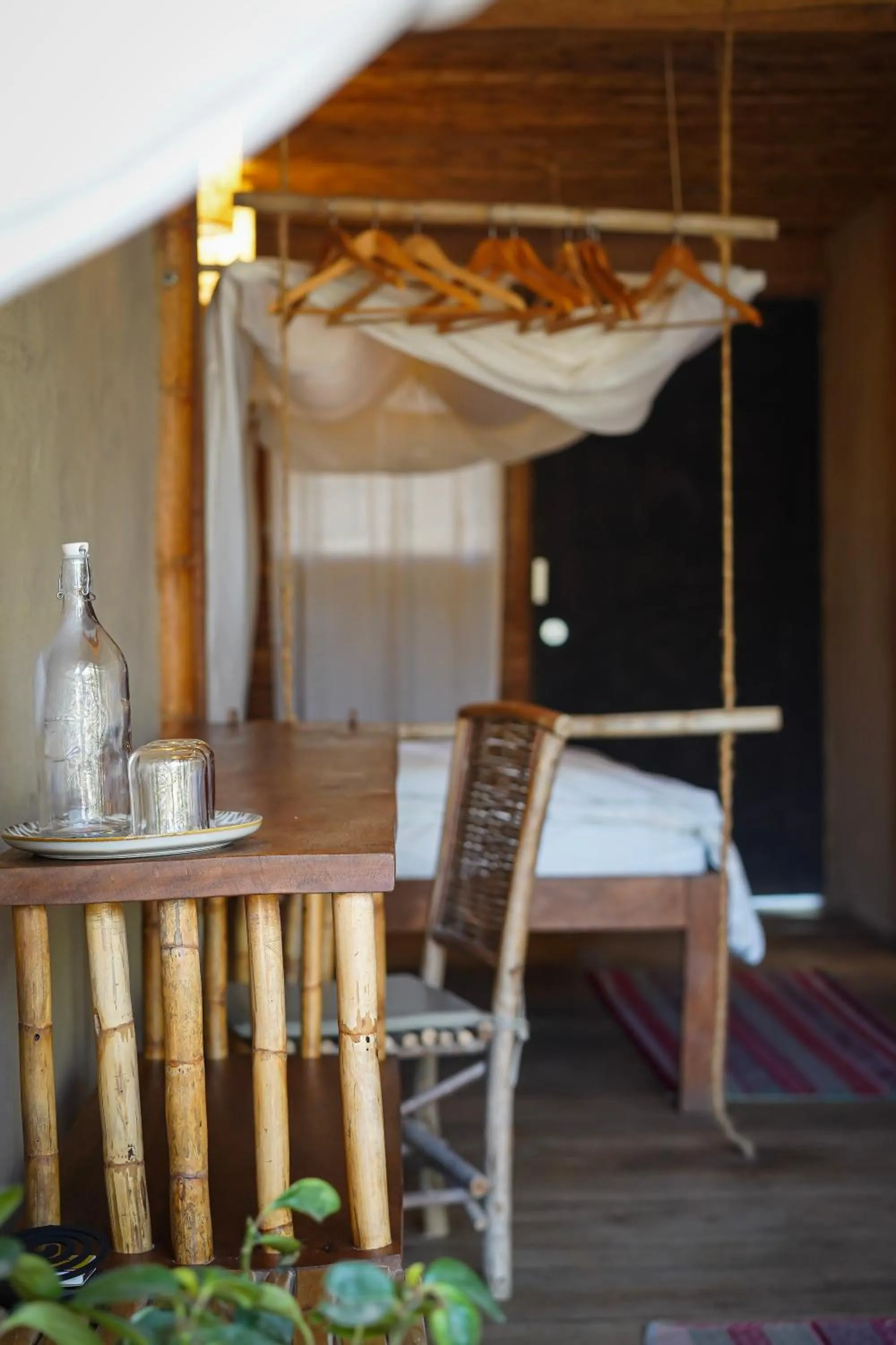 Bed in Eco Lodge Mancora