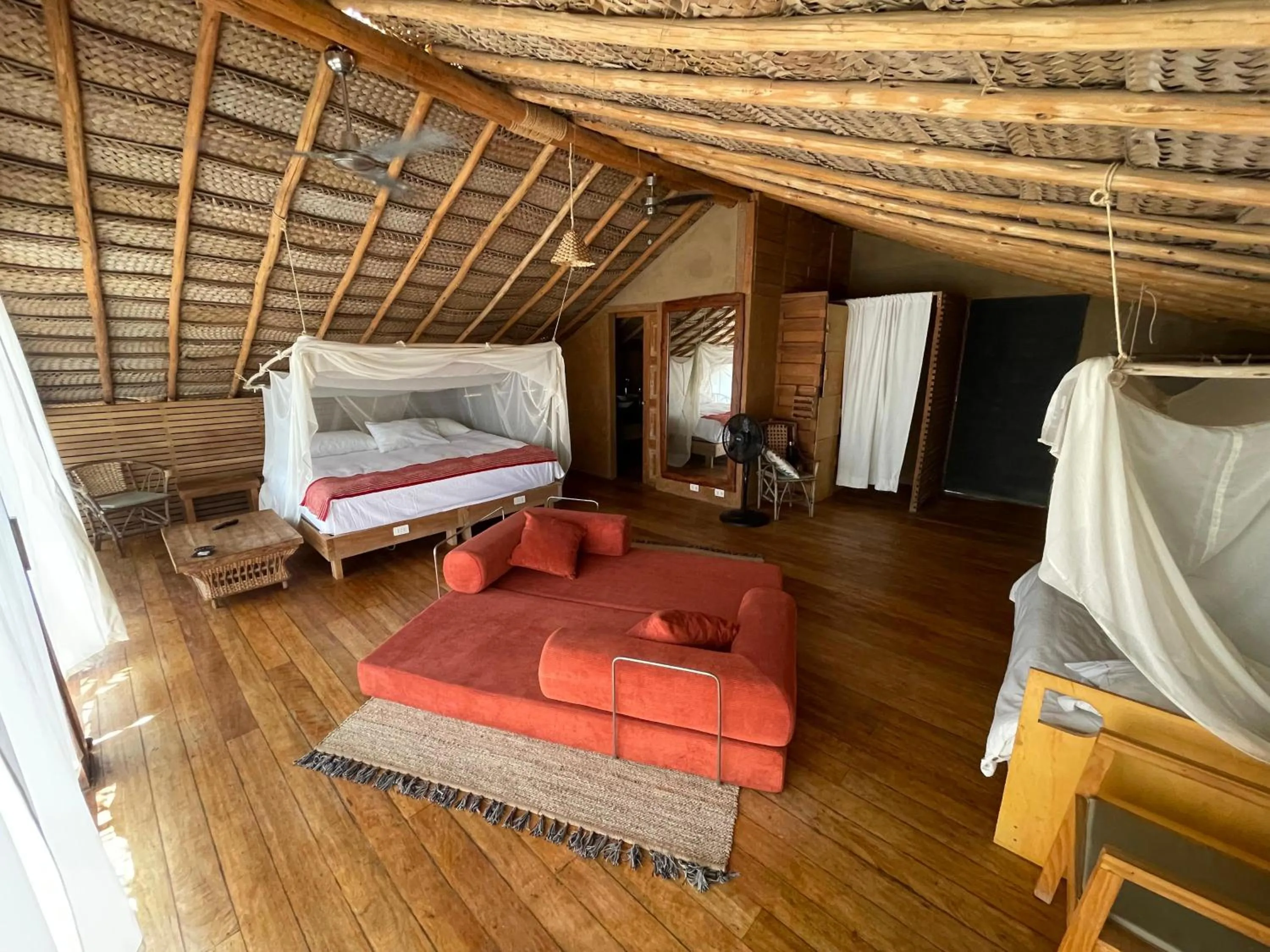 Bed in Eco Lodge Mancora