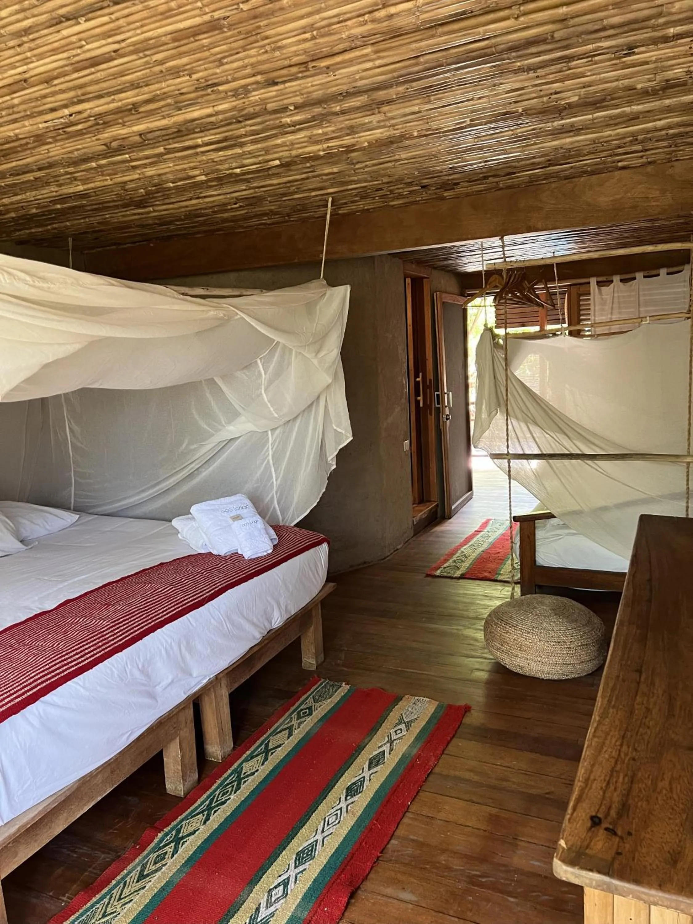 Bed in Eco Lodge Mancora