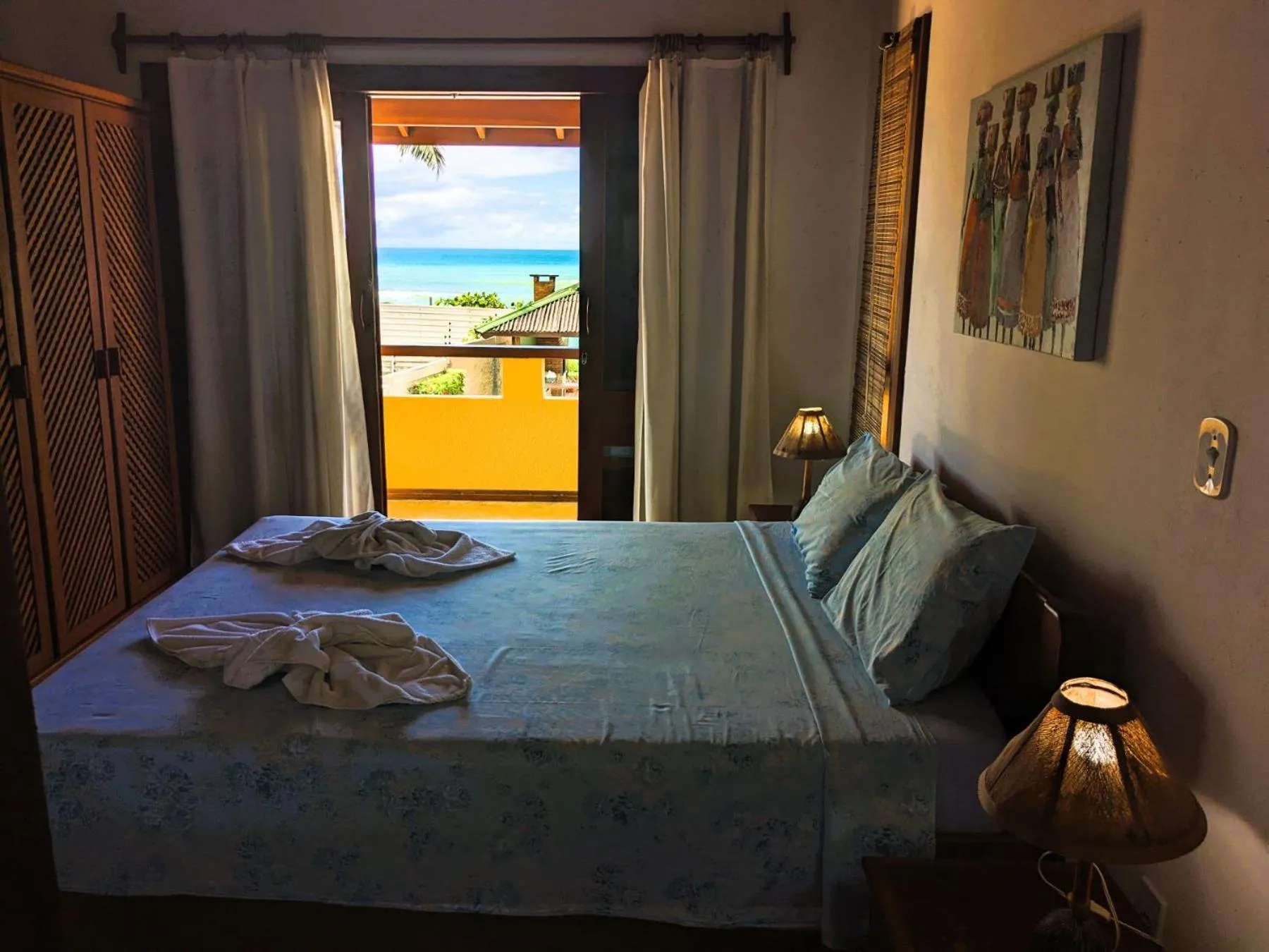 View (from property/room), Bed in Residence Maria Vittoria Praia Arraial