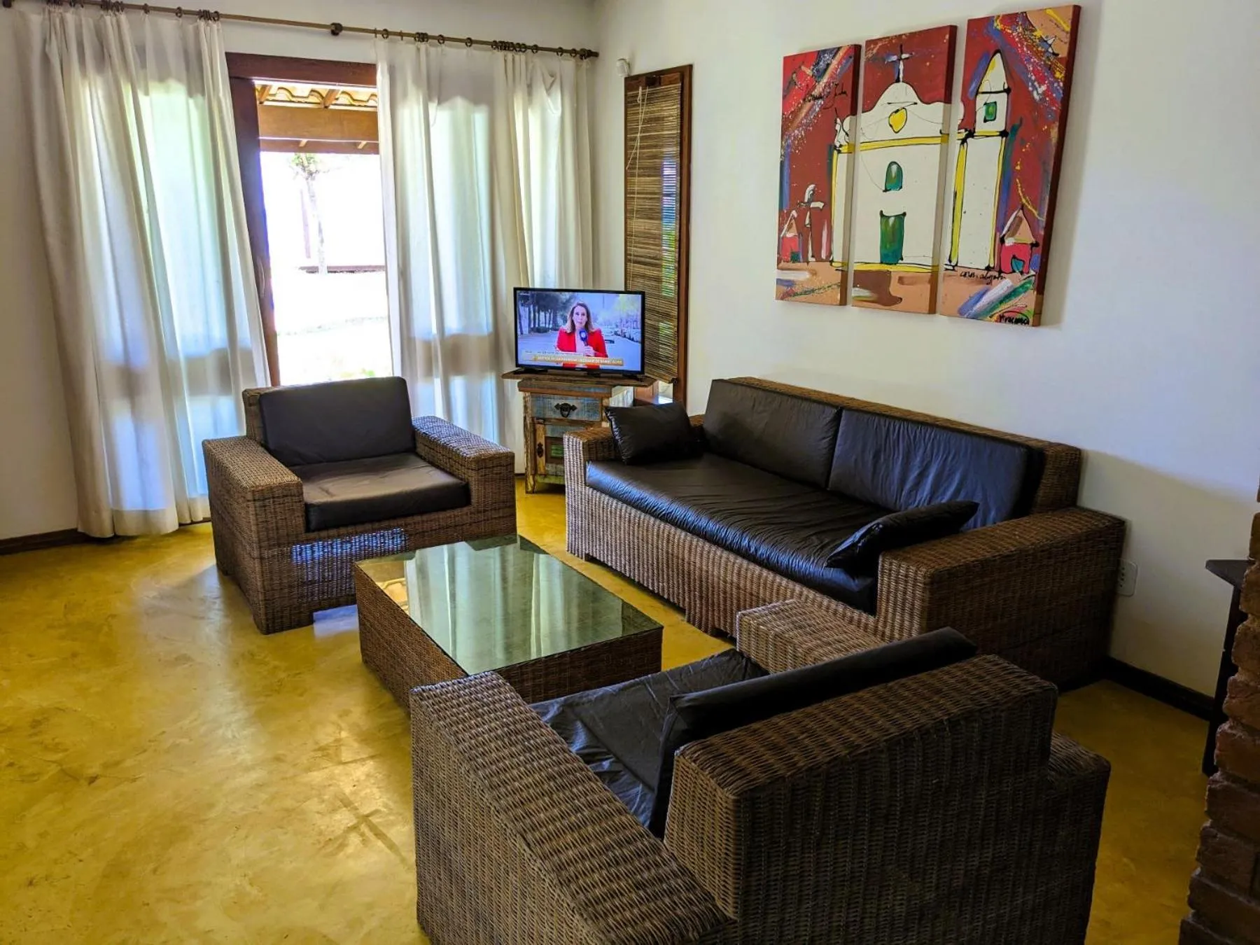 Communal lounge/ TV room in Residence Maria Vittoria Praia Arraial