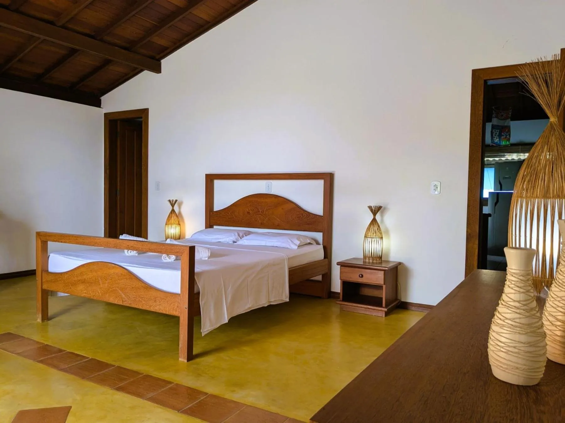 View (from property/room), Bed in Residence Maria Vittoria Praia Arraial