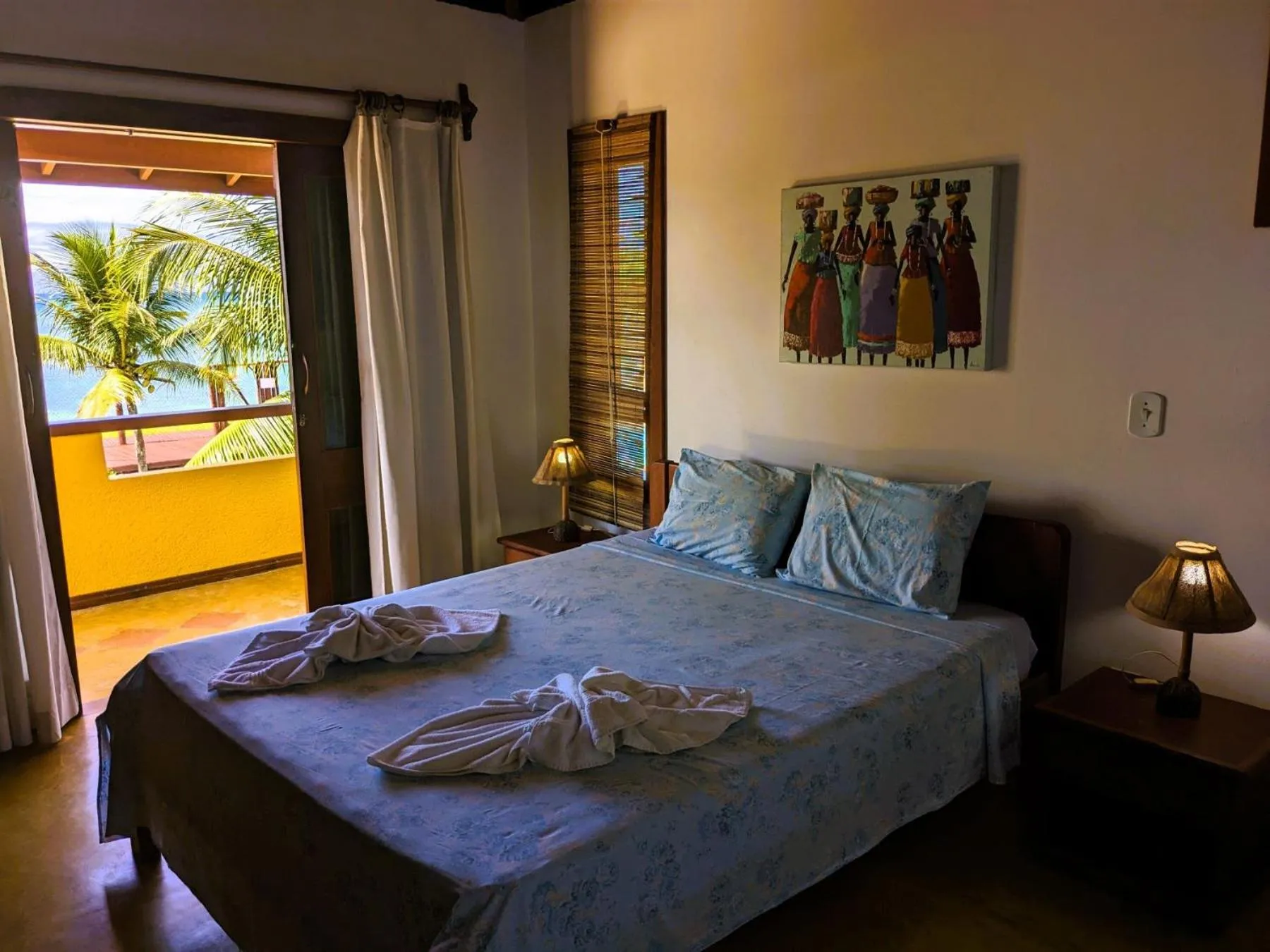 View (from property/room), Bed in Residence Maria Vittoria Praia Arraial
