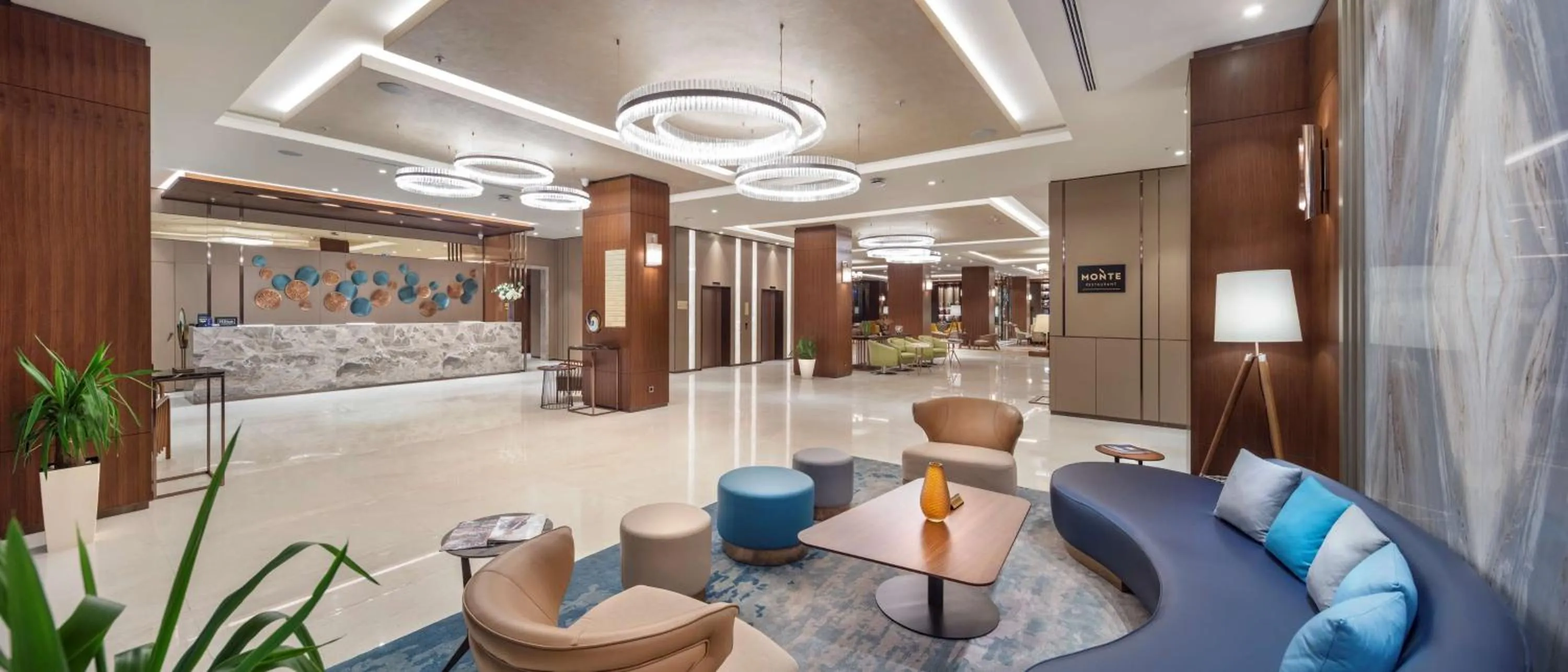 Lobby or reception in DoubleTree By Hilton Skopje