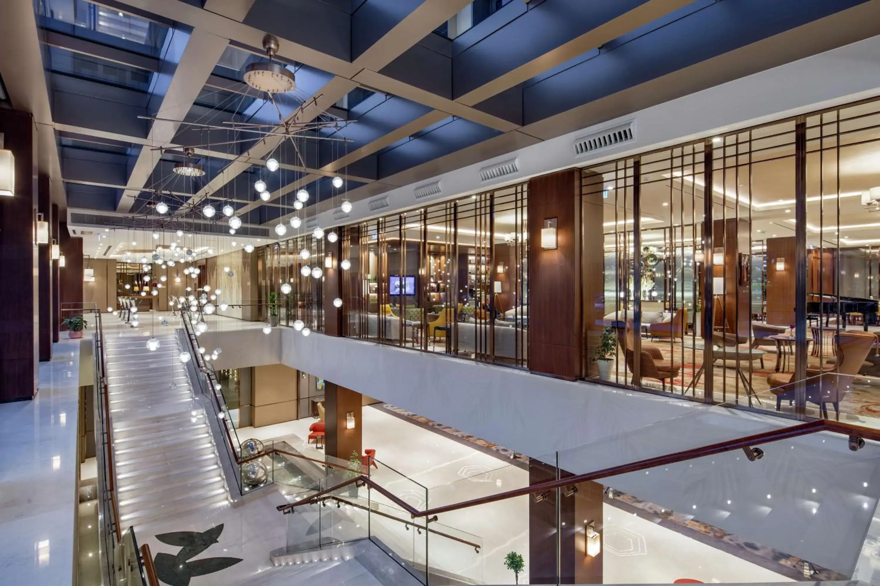 Lobby or reception in DoubleTree By Hilton Skopje Lobby or reception in DoubleTree By Hilton Skopje