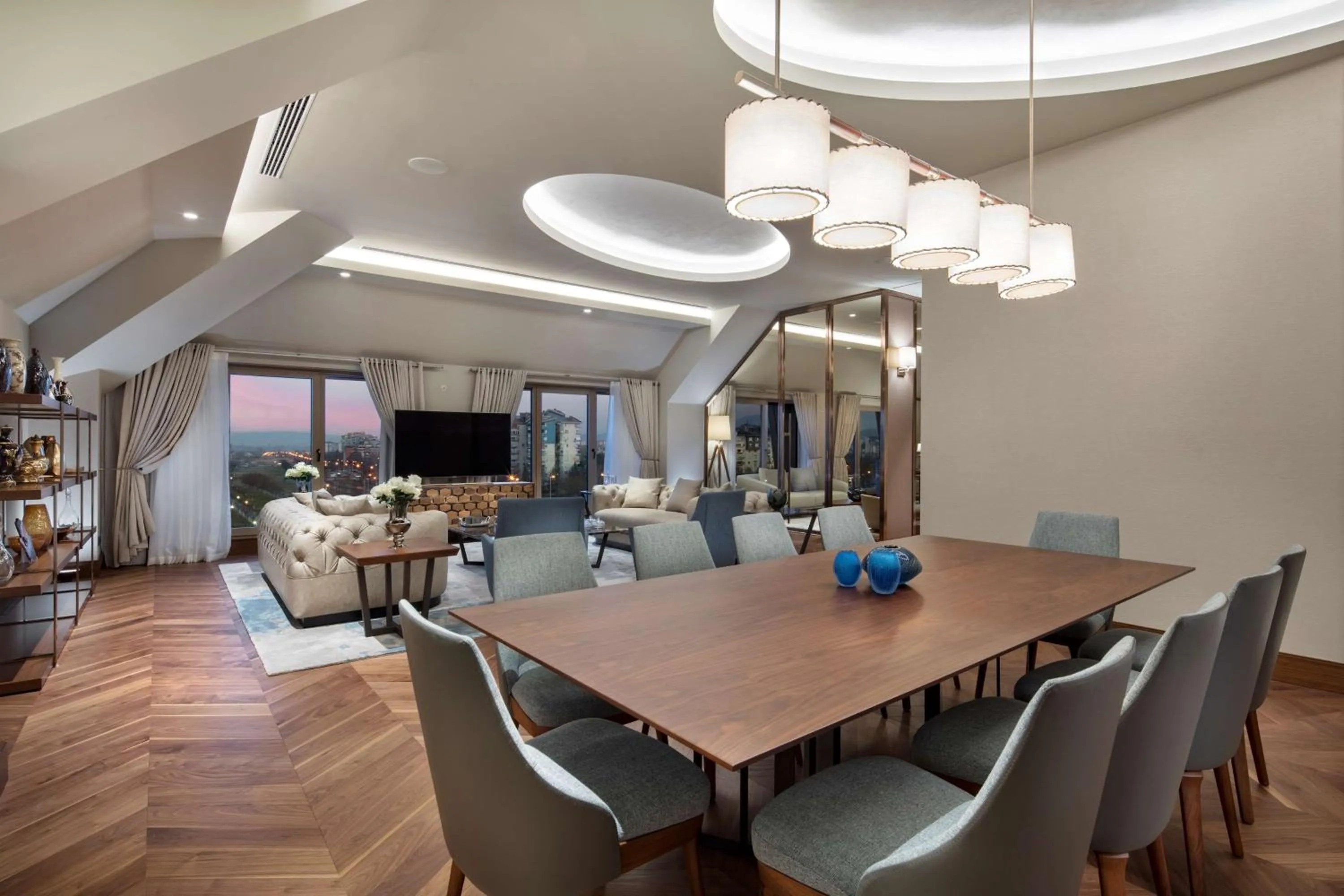 Living room in DoubleTree By Hilton Skopje