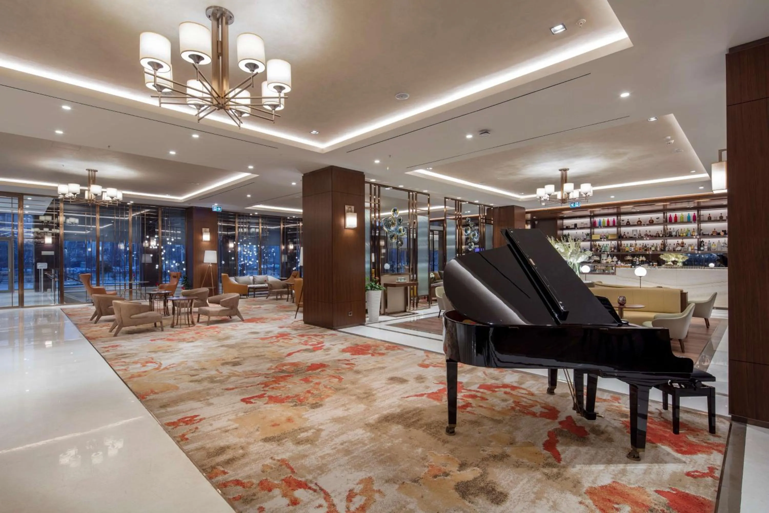 Lobby or reception in DoubleTree By Hilton Skopje