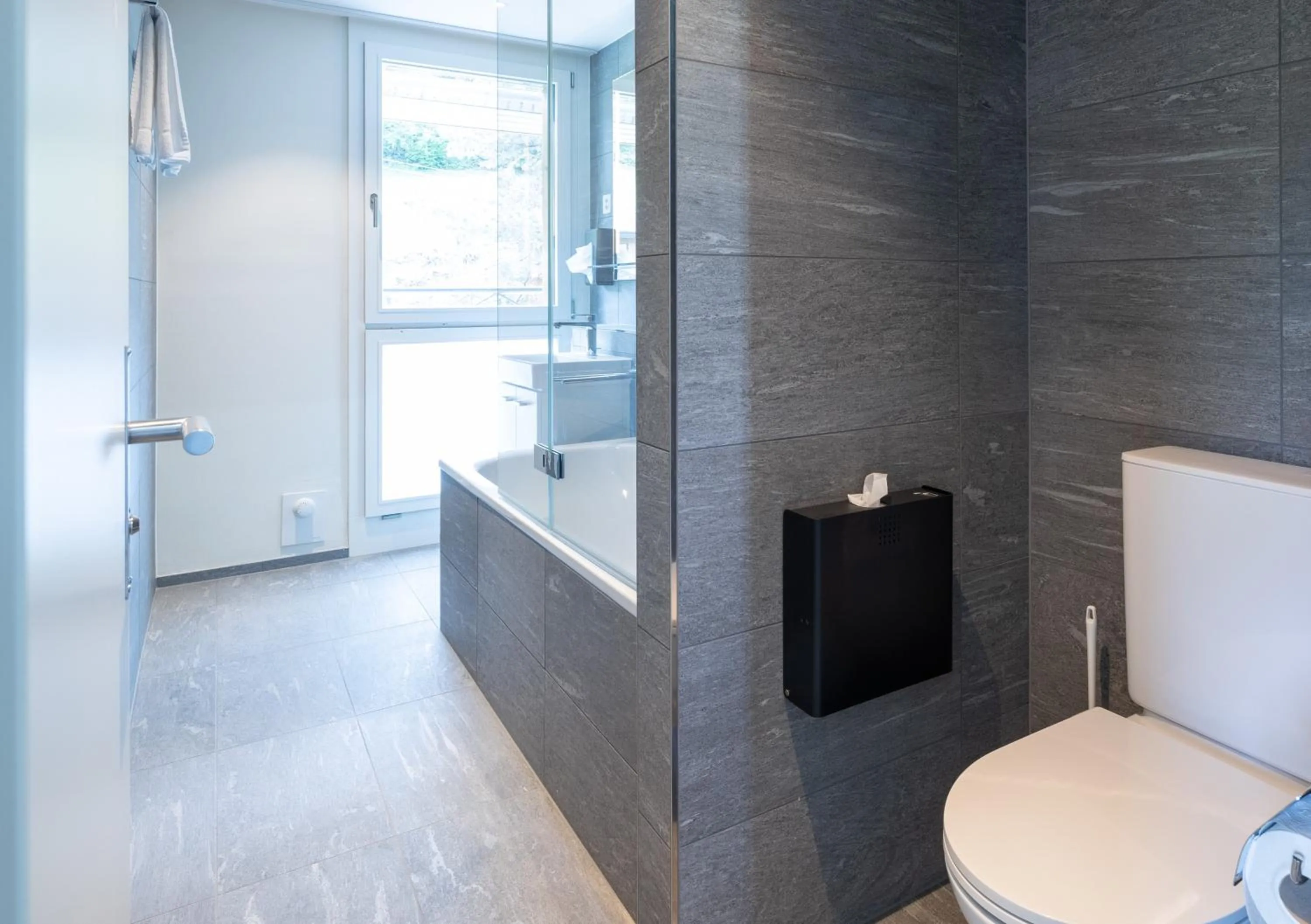 Bathroom in B&B Hotel Mattli Übernachtung Frühstück