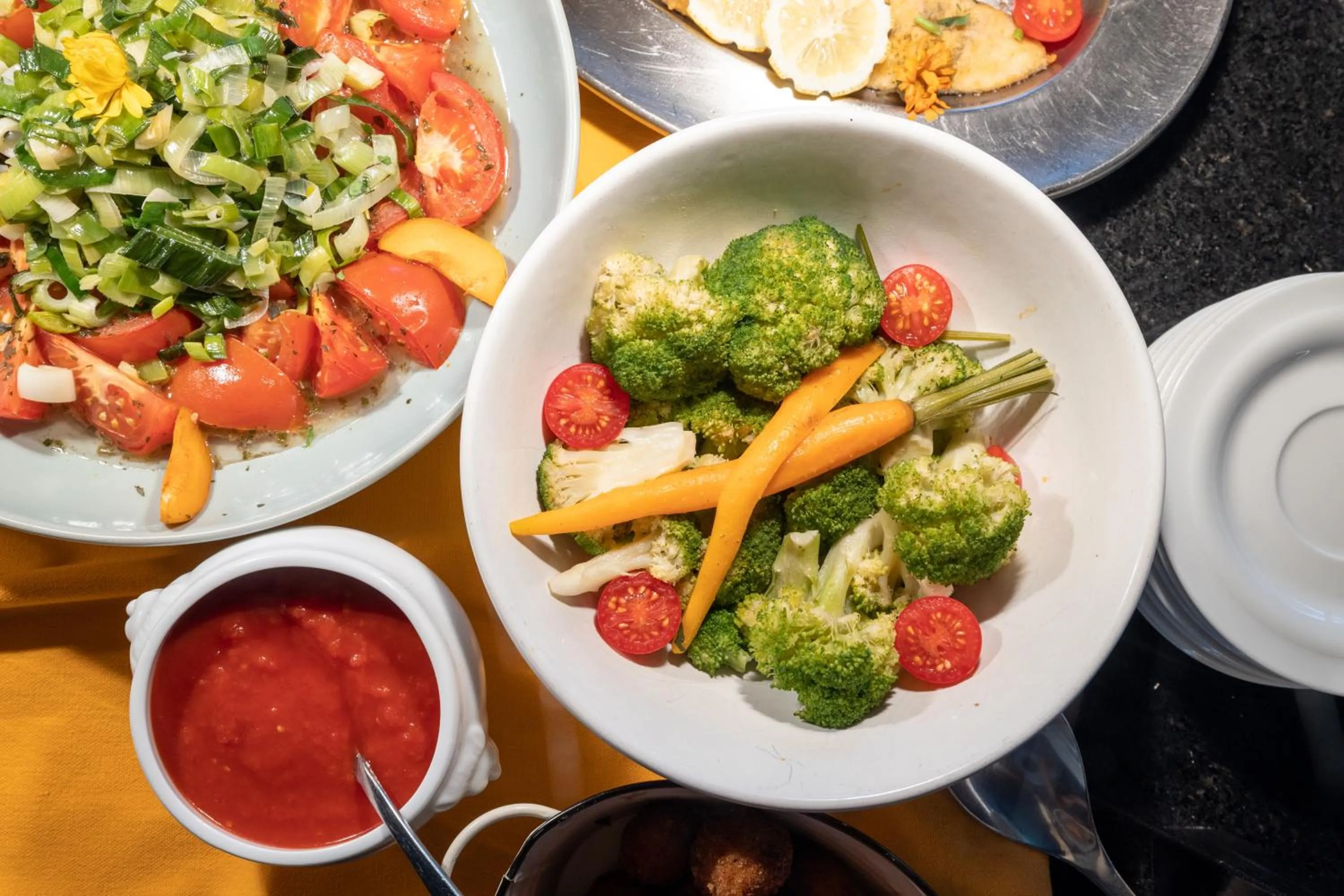 Restaurant/places to eat in B&B Hotel Mattli Übernachtung Frühstück