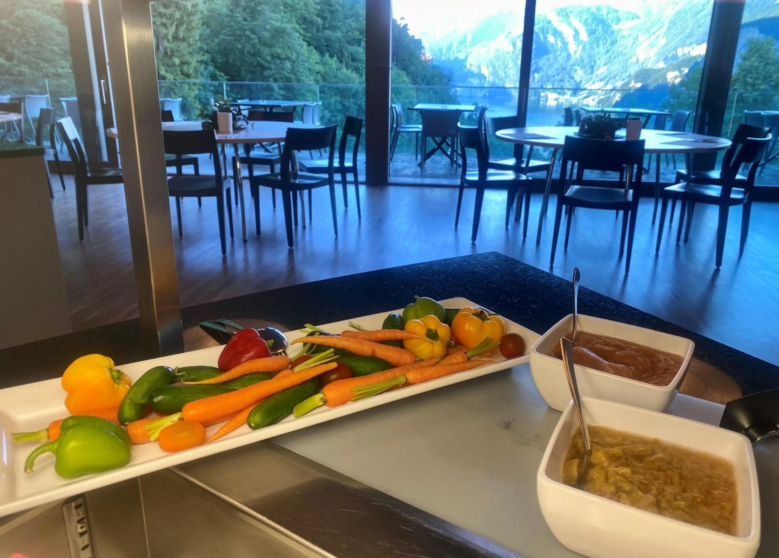 Breakfast in B&B Hotel Mattli Übernachtung Frühstück