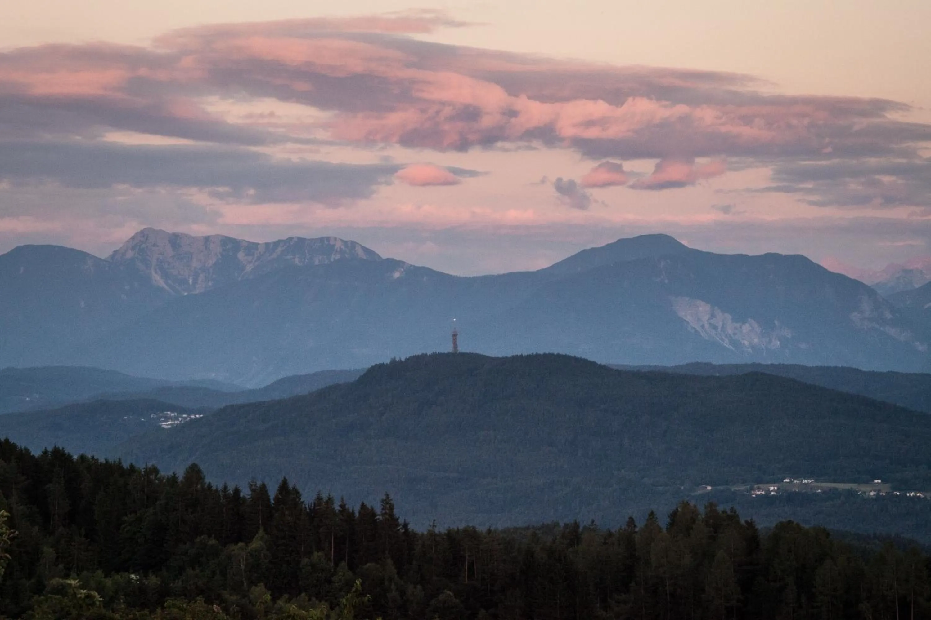Mountain view in Pleschinhof