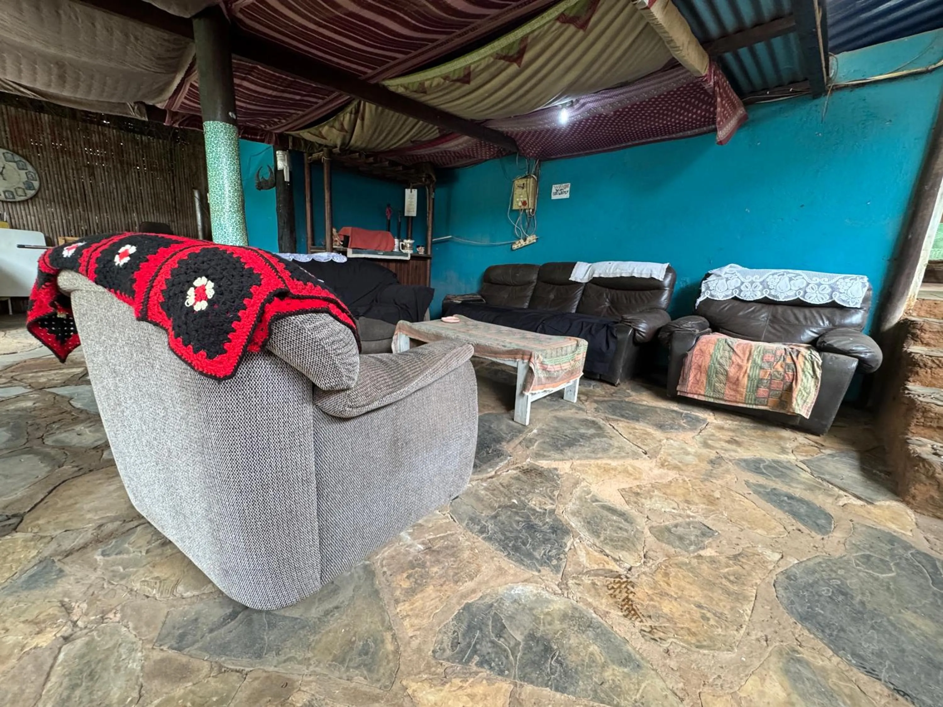 Patio, Bed in Sabie Gypsy's Backpackers