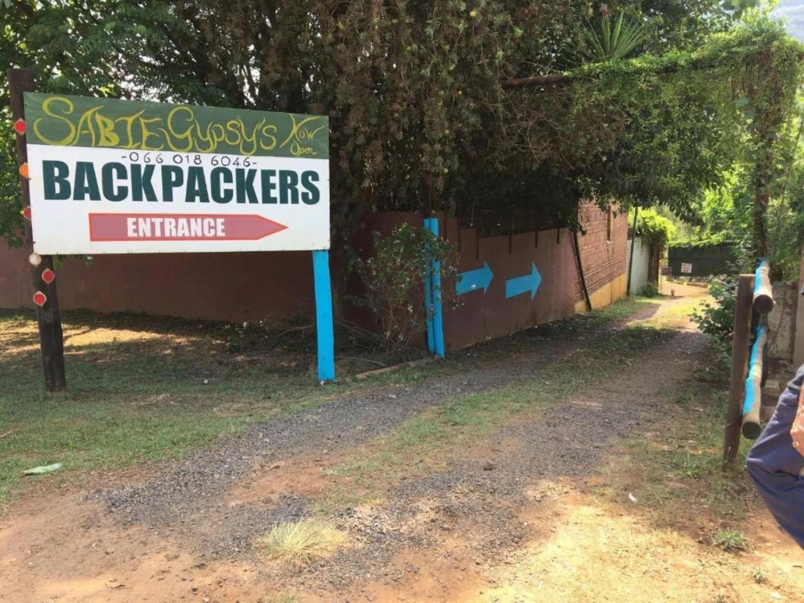 Facade/entrance in Sabie Gypsy's Backpackers