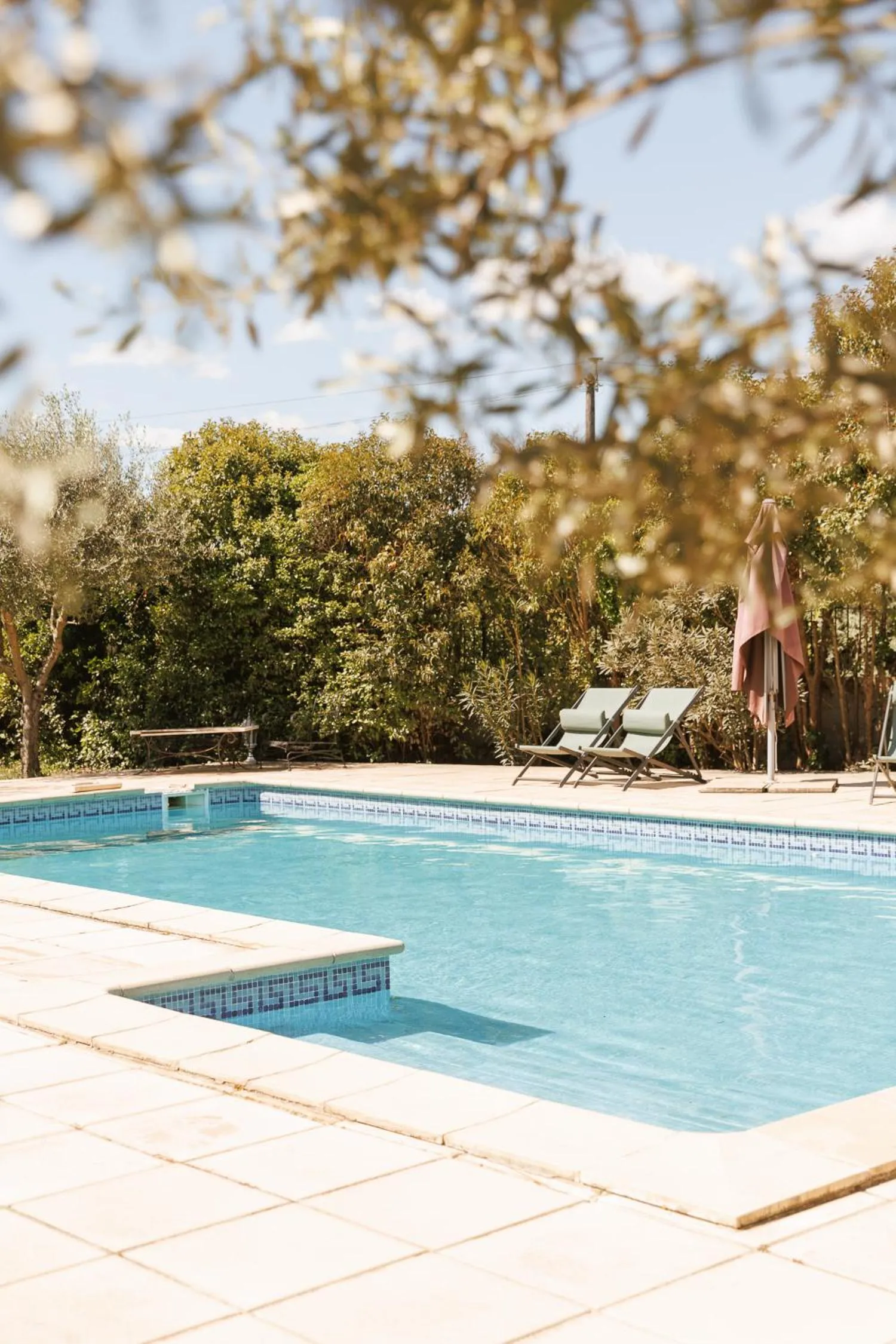 Swimming pool in Mas Saint-Ange