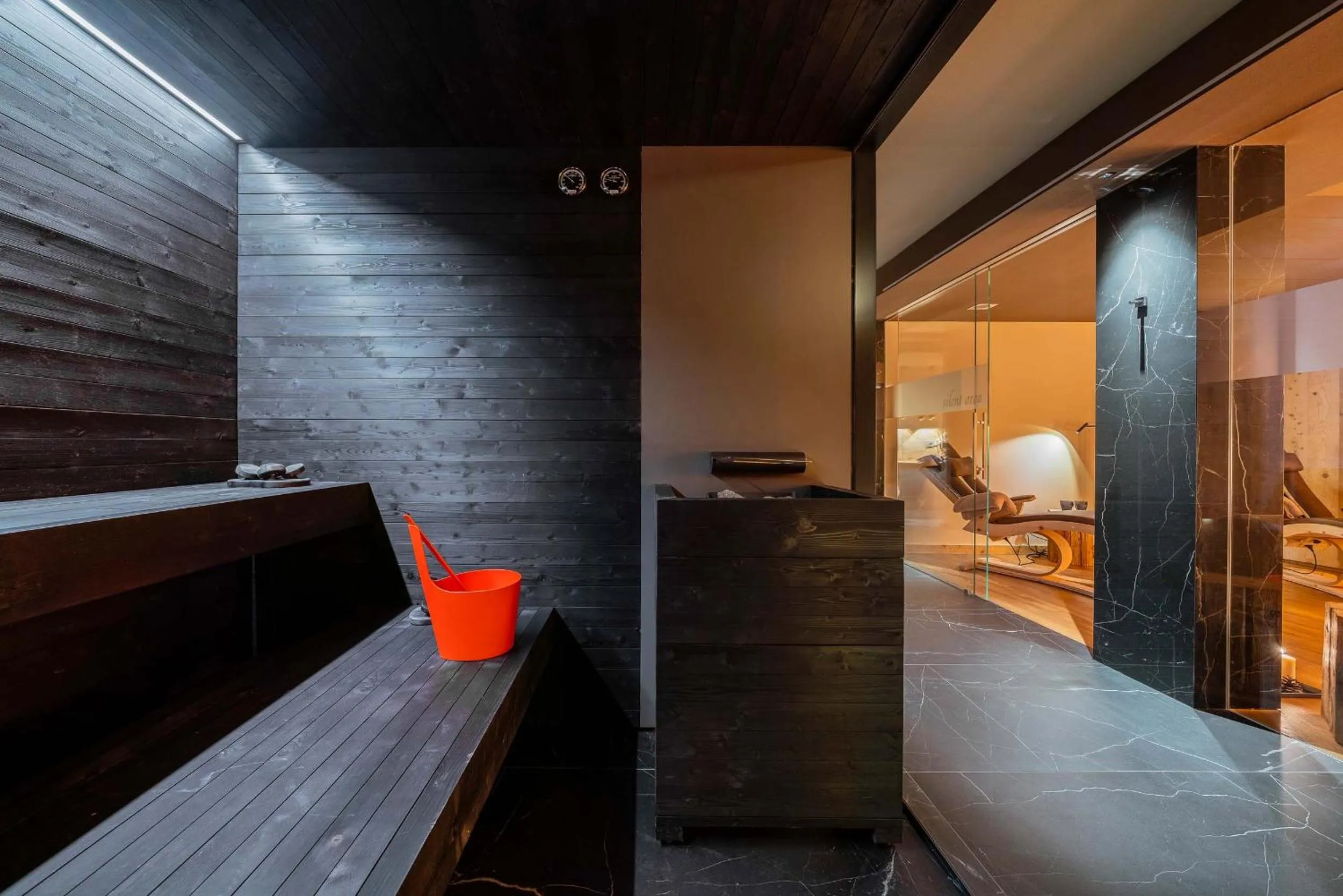 Sauna in Hotel Cristallino d'Ampezzo