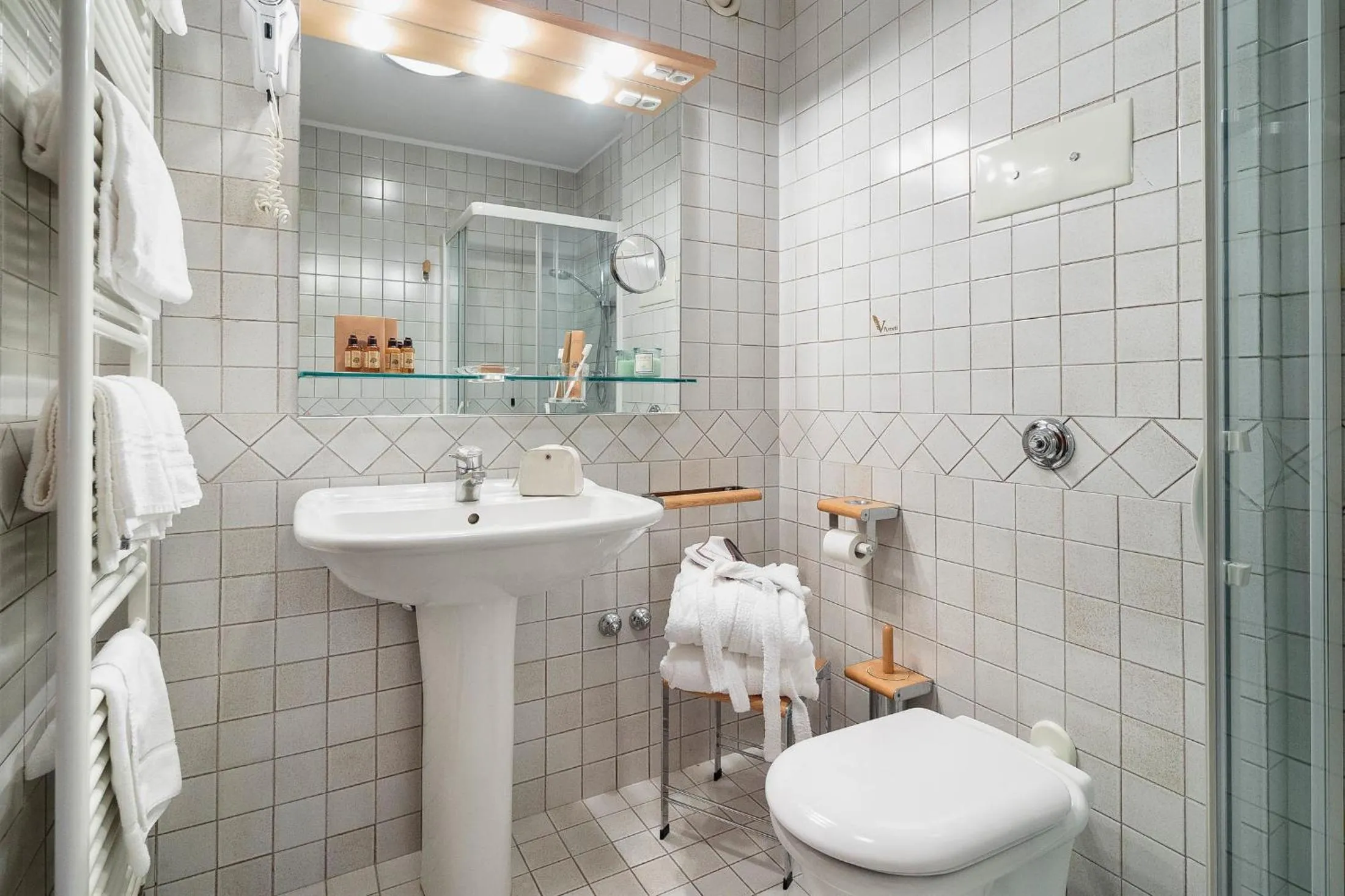 Bathroom in Hotel Cristallino d'Ampezzo