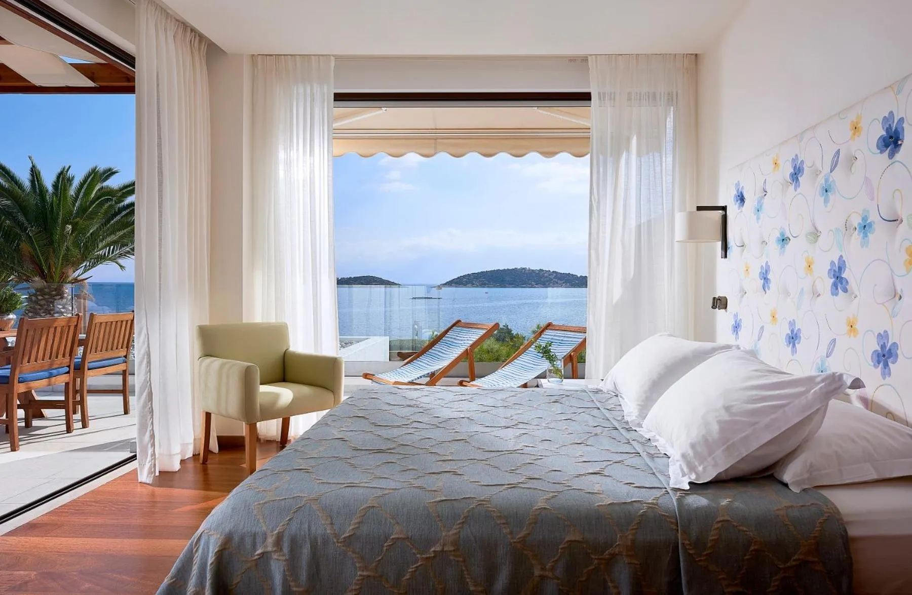 Bed in St. Nicolas Bay Resort Hotel & Villas