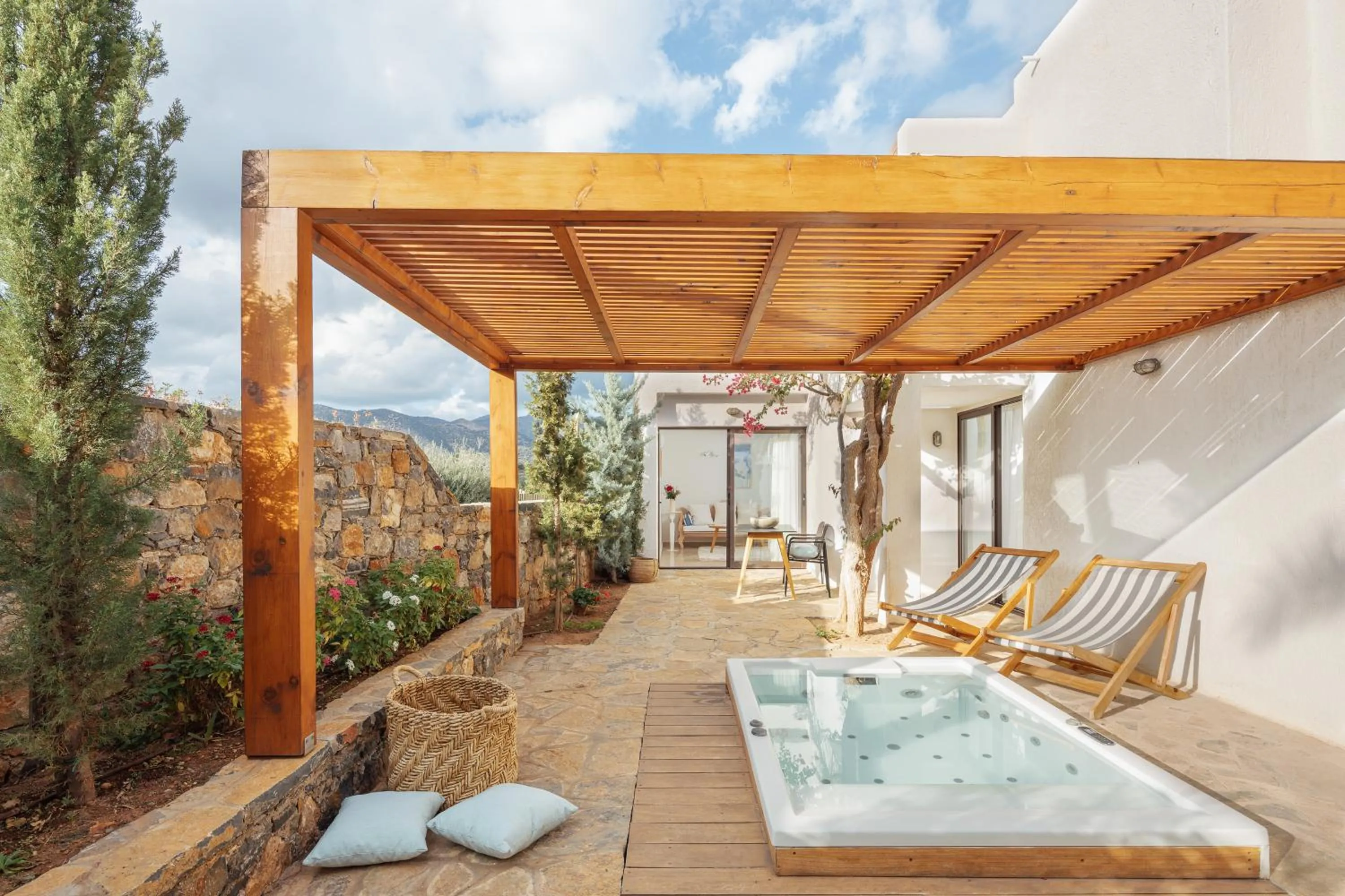 Patio in St. Nicolas Bay Resort Hotel & Villas