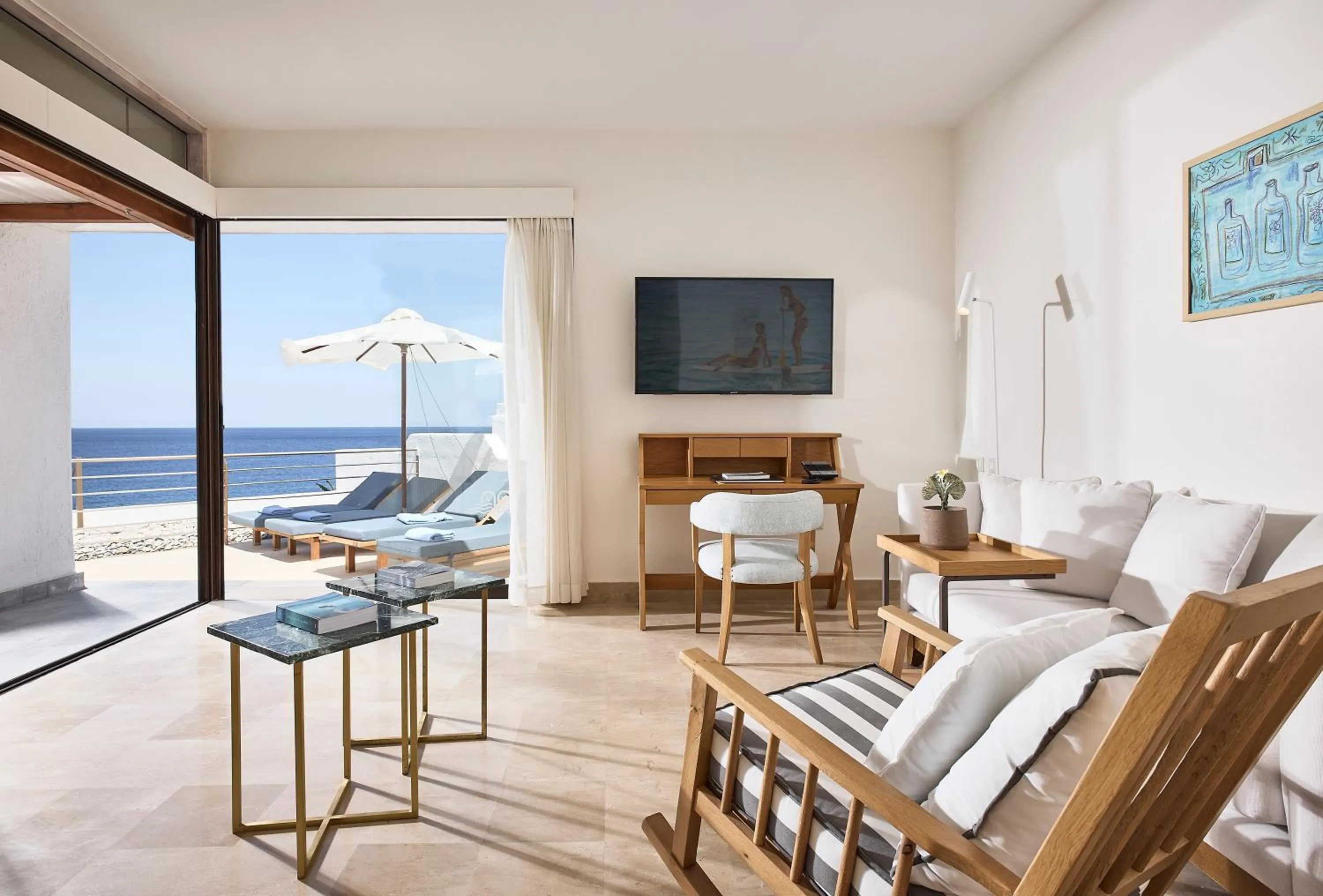 Living room in St. Nicolas Bay Resort Hotel & Villas