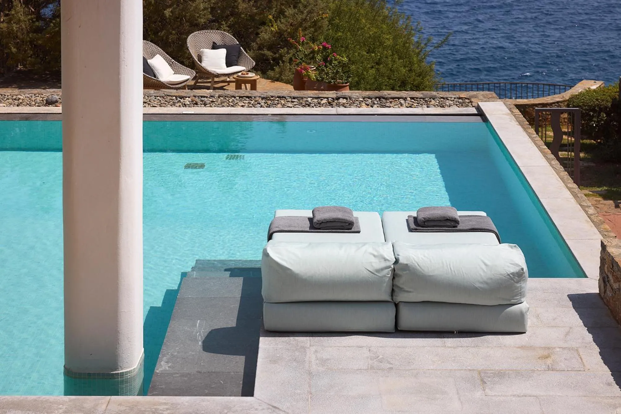 Balcony/Terrace in St. Nicolas Bay Resort Hotel & Villas