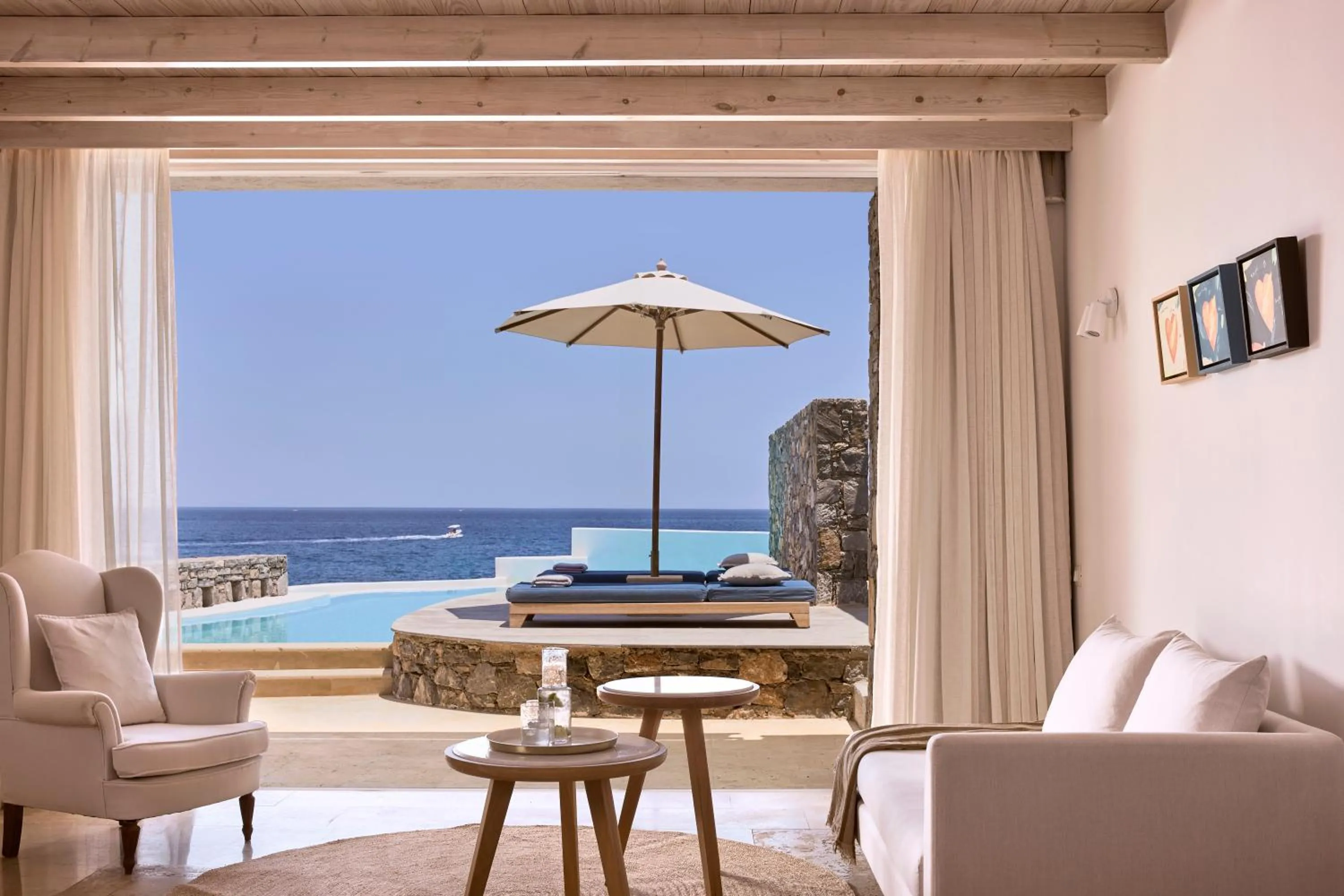 Living room in St. Nicolas Bay Resort Hotel & Villas
