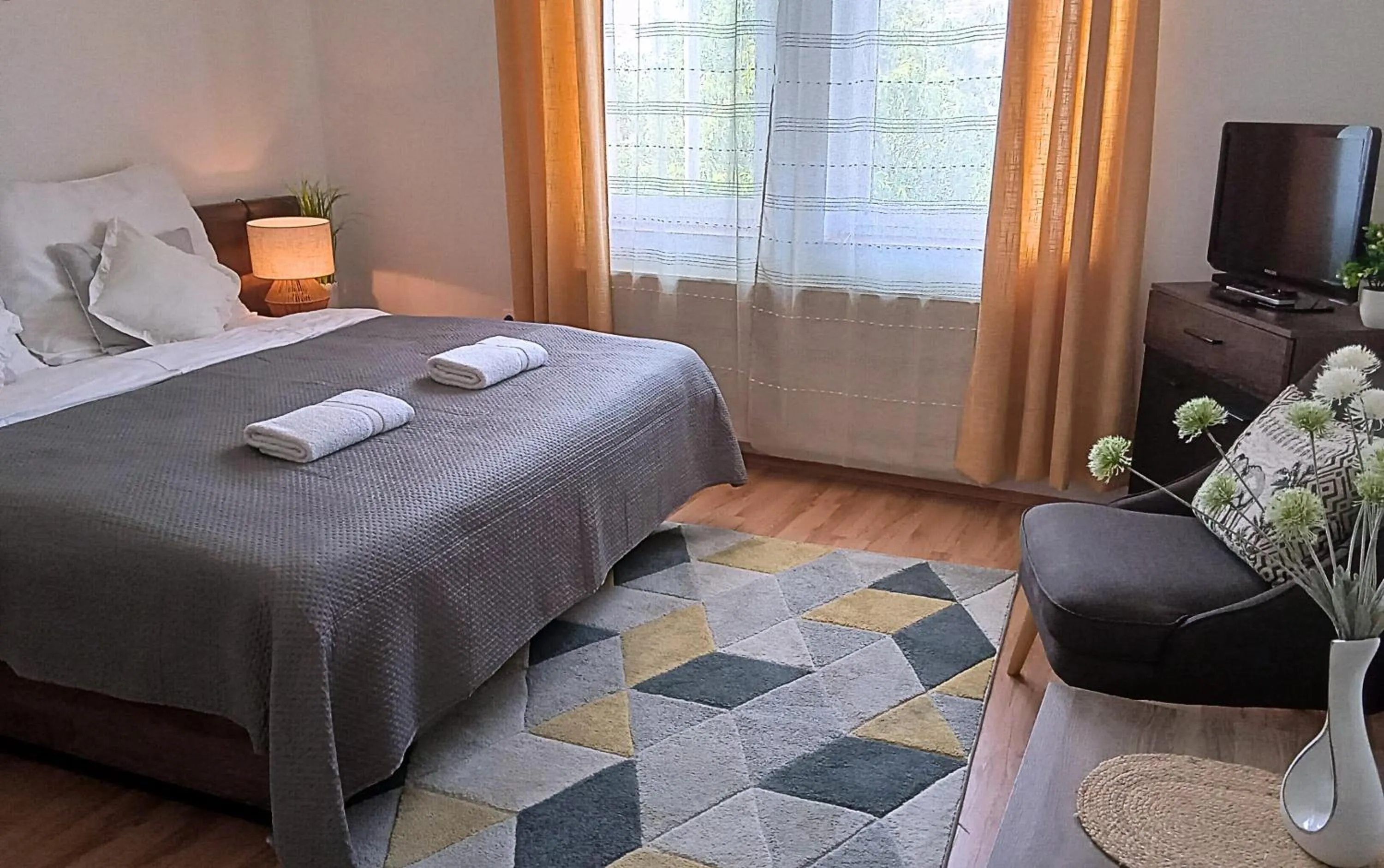 Bed in Orient Apartmanház