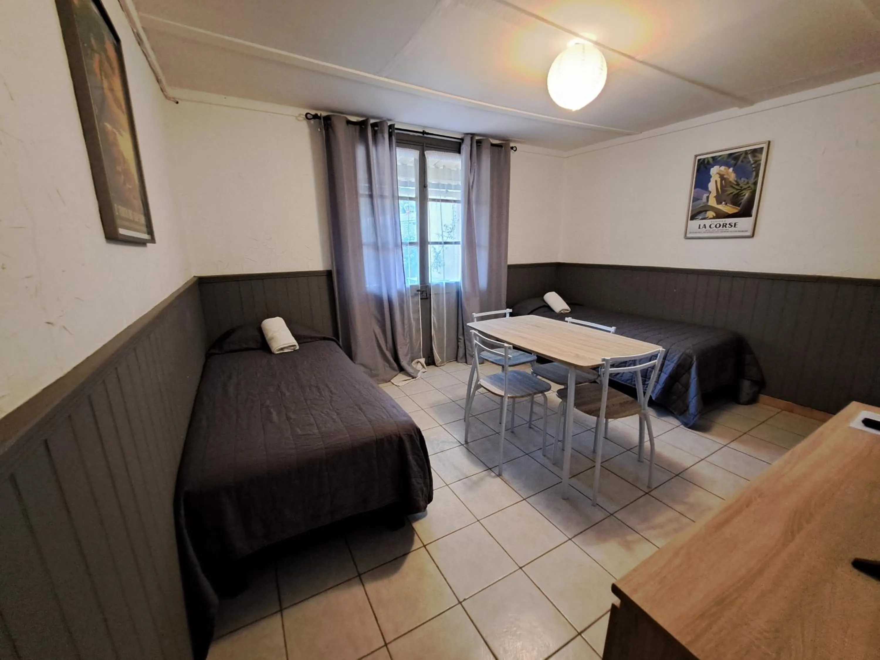 Living room, Bed in Bungalows Filippi