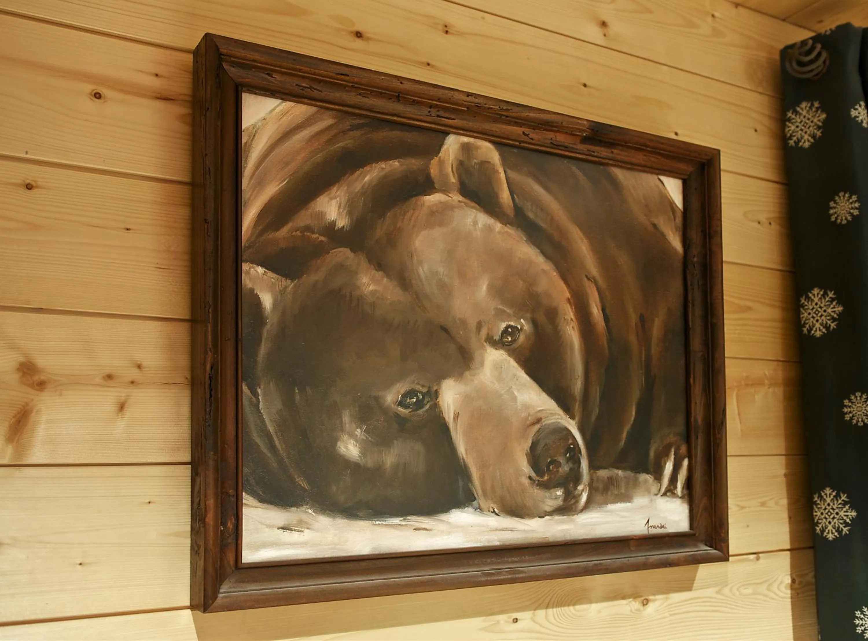 Decorative detail in Hôtel L'Accroche Coeur