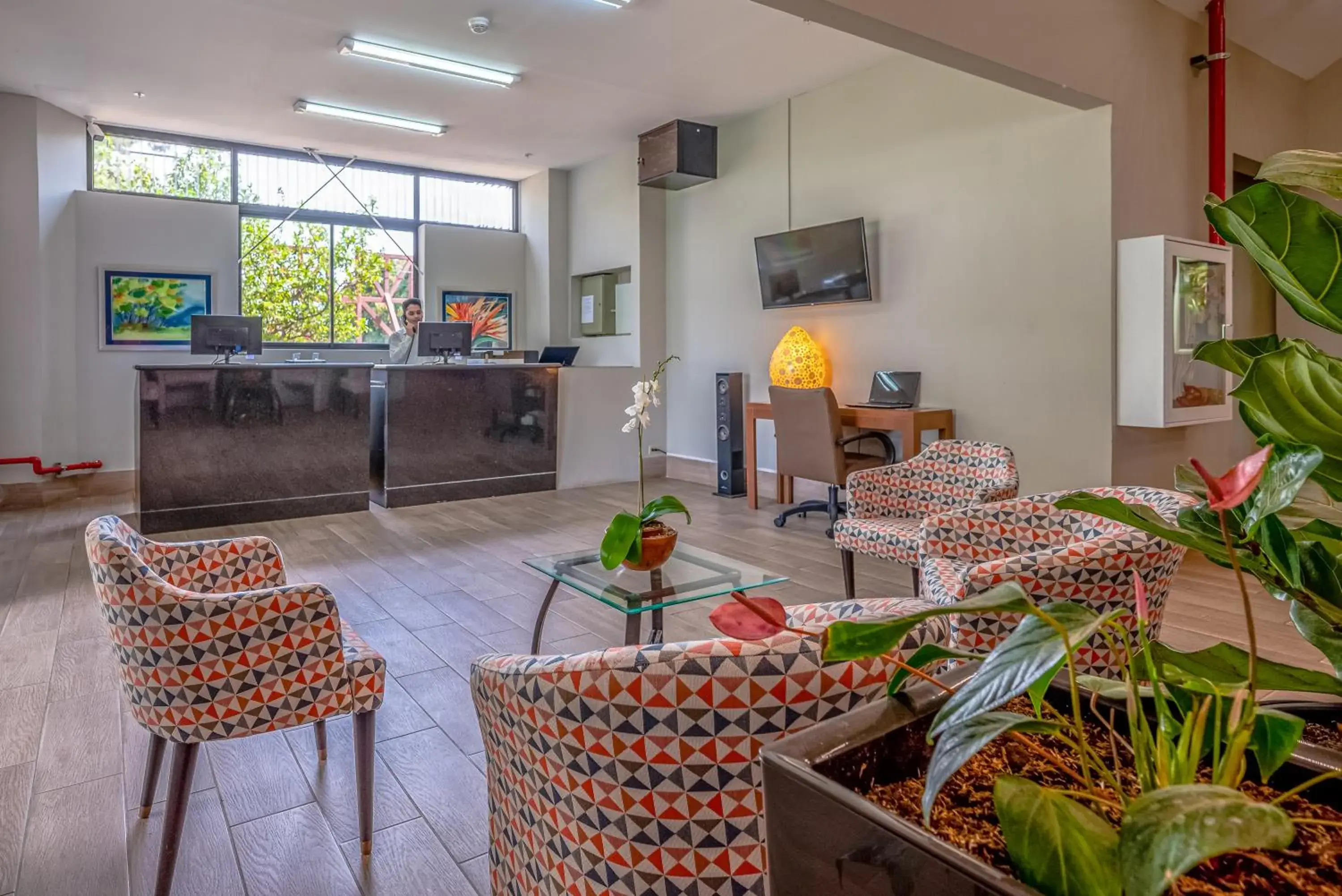 Lobby or reception in Irazú Hotel & Studios Lobby or reception in Irazú Hotel & Studios