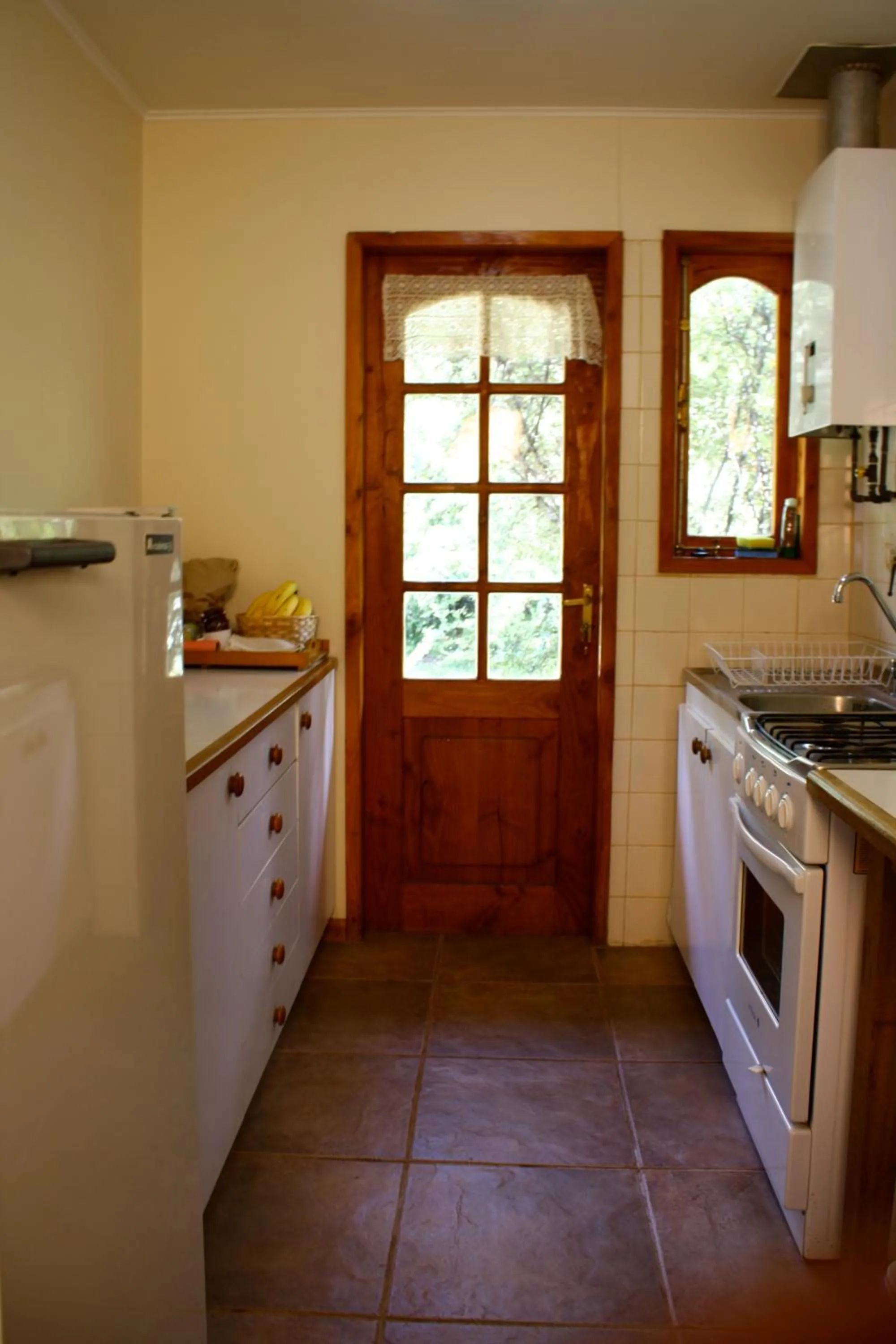 Kitchen or kitchenette in Cabañas Playa Linda