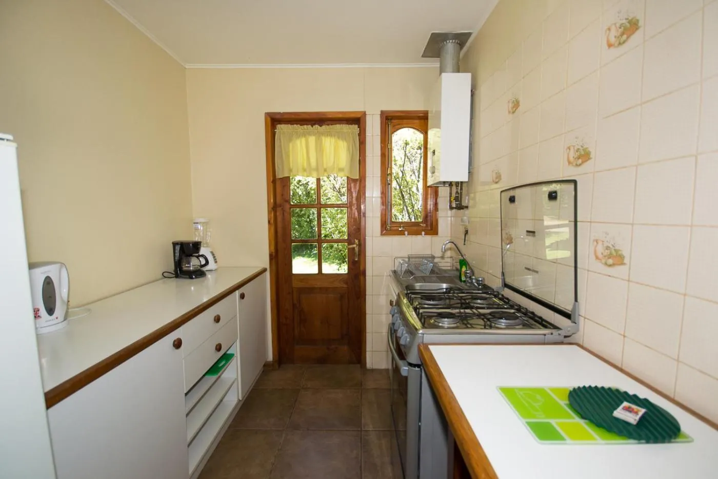 Kitchen or kitchenette in Cabañas Playa Linda