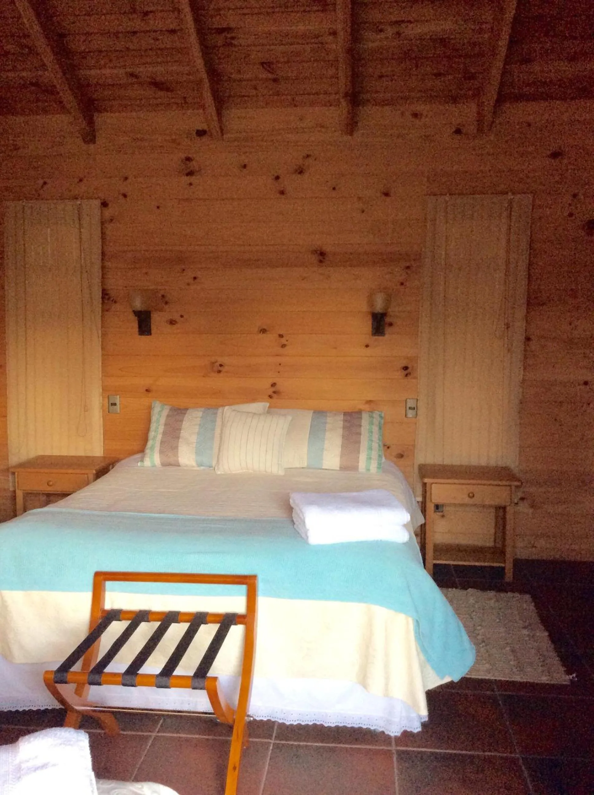 Bed in Cabañas Playa Linda