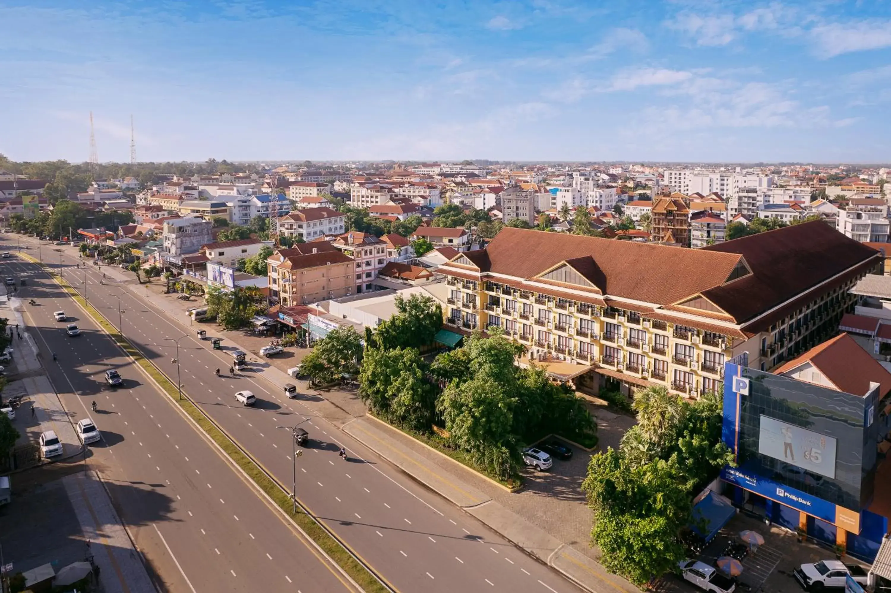 Property building, Bird's-eye View in Angkor Paradise Hotel