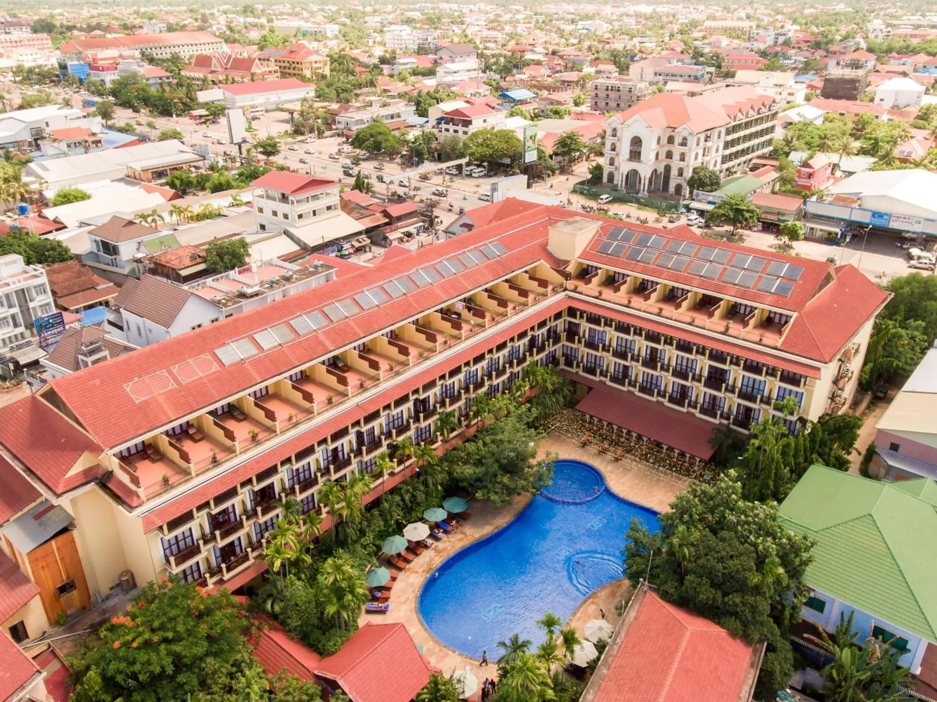 Property building, Bird's-eye View in Angkor Paradise Hotel