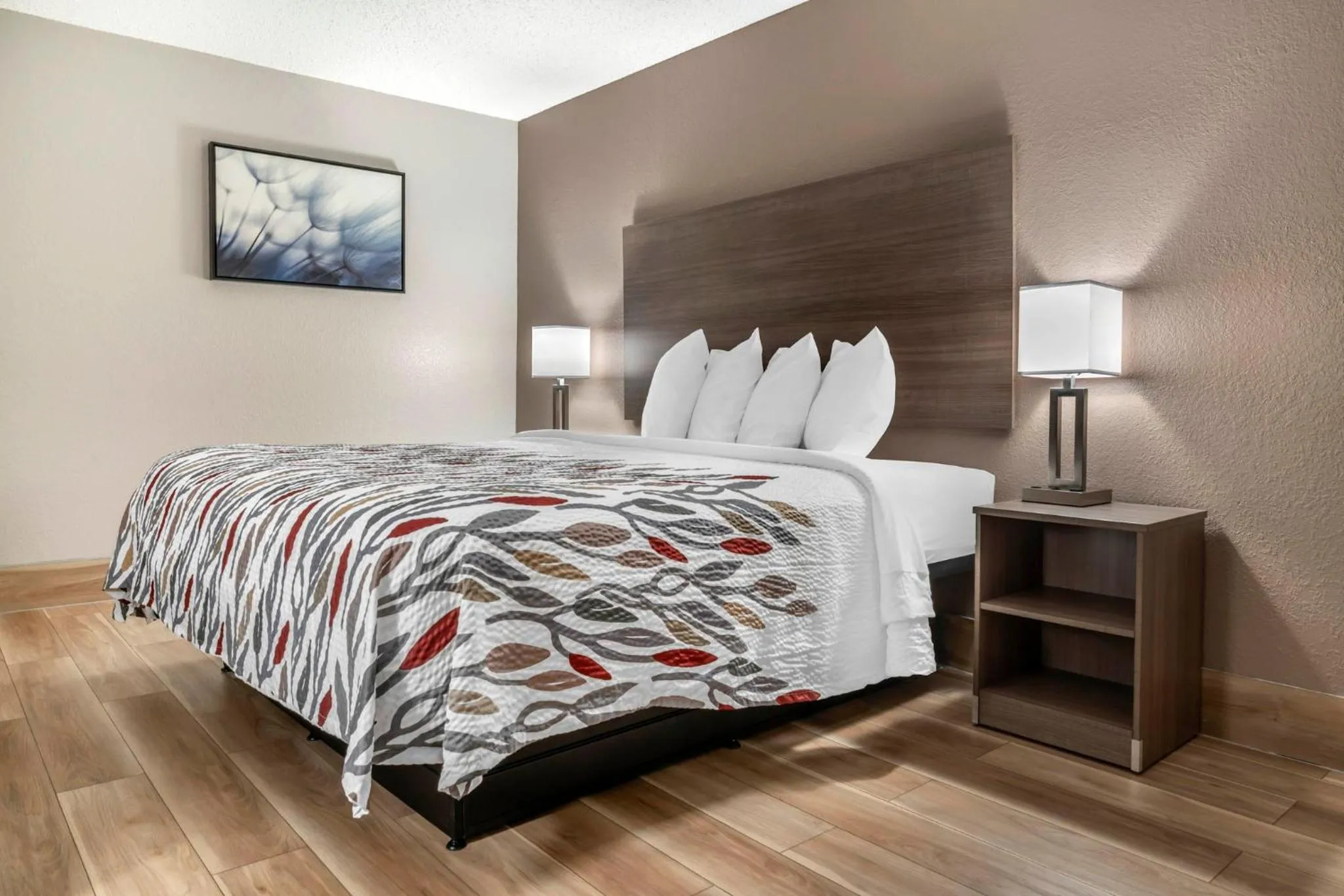 Photo of the whole room, Bed in Red Roof Inn Queensbury