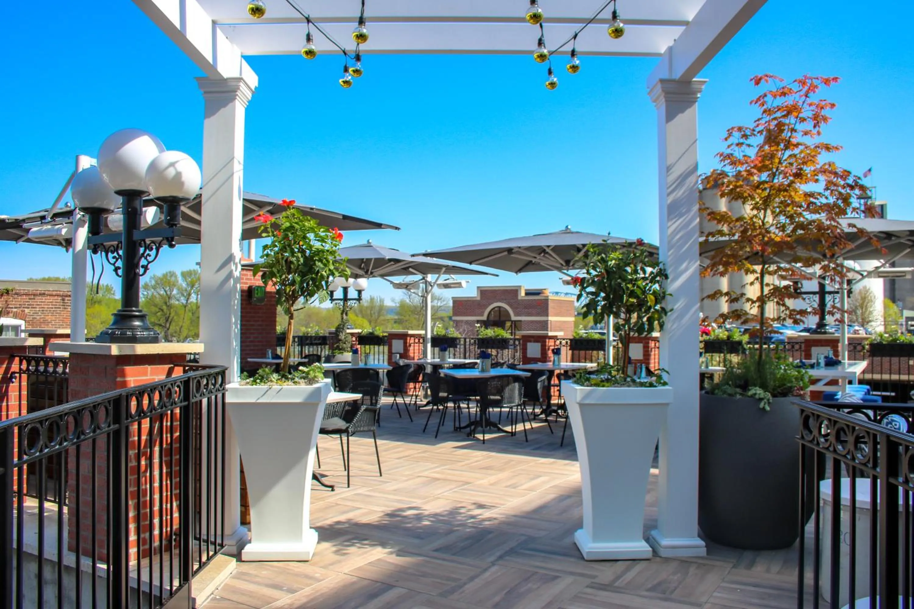 Patio in St James Hotel