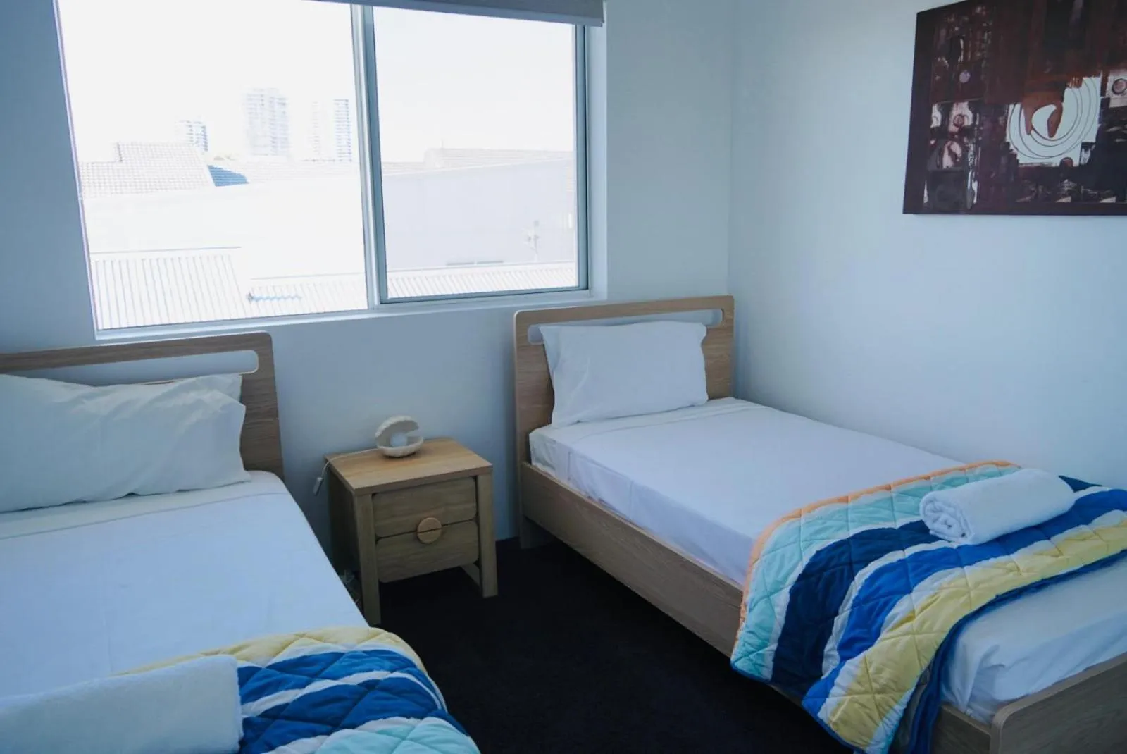 Bed in Pelican Cove Waterfront Apartment