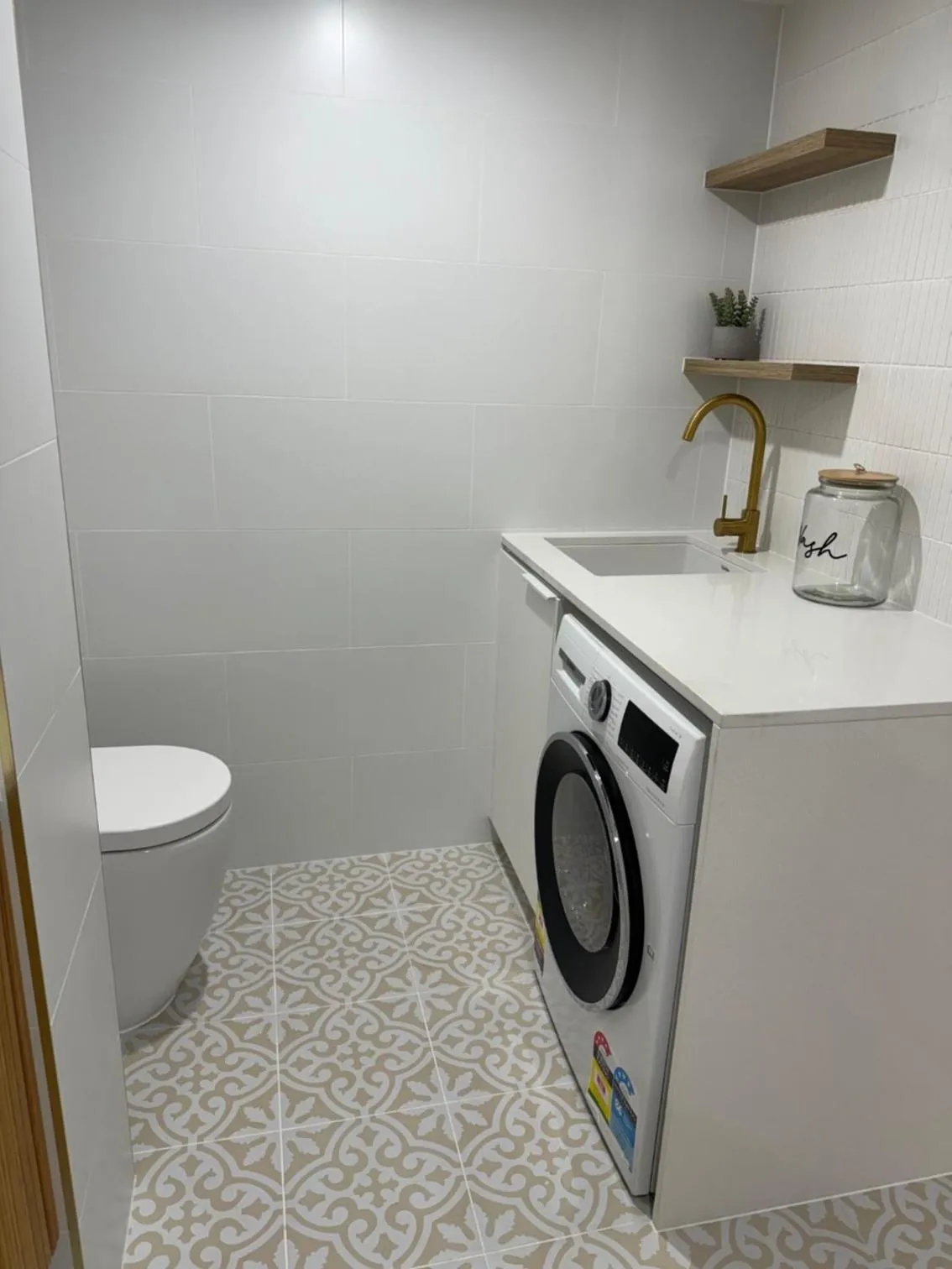 Bathroom in Pelican Cove Waterfront Apartment