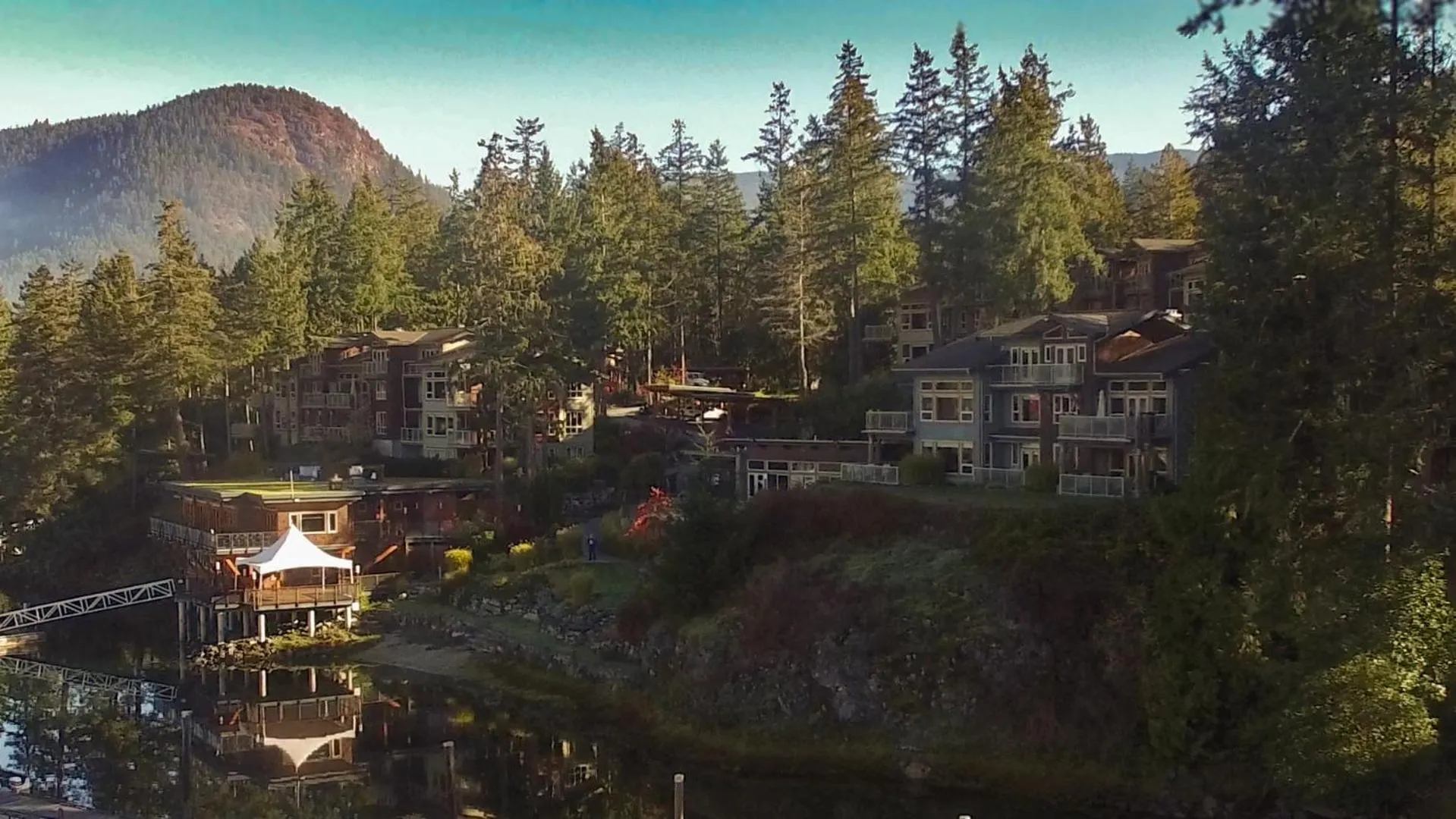 Bird's eye view in Painted Boat Resort Spa and Marina